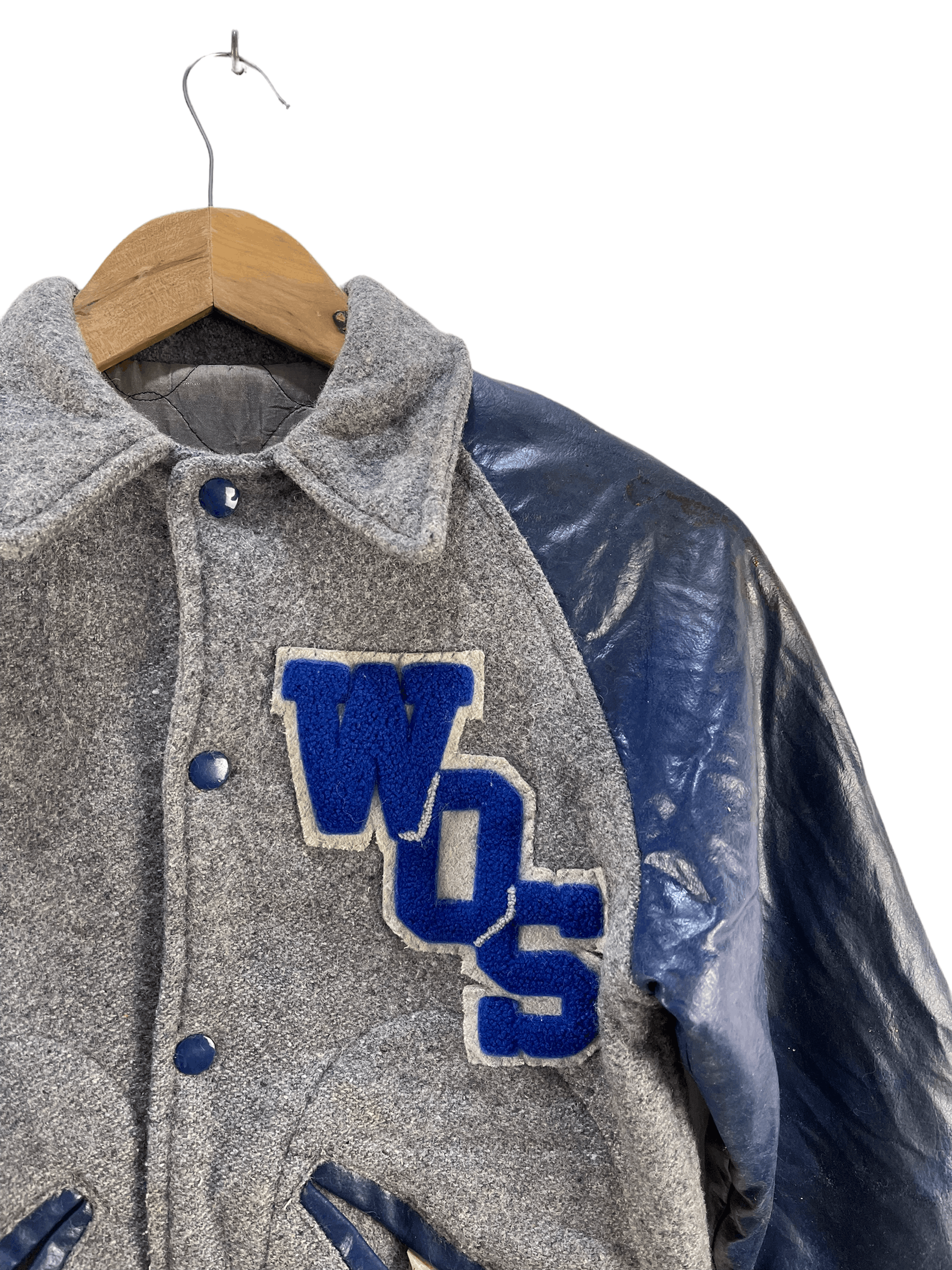 Other Vintage WOS by Fab Knit Varsity Jacket Size US S / EU 44-46 / 1 - 9 Thumbnail