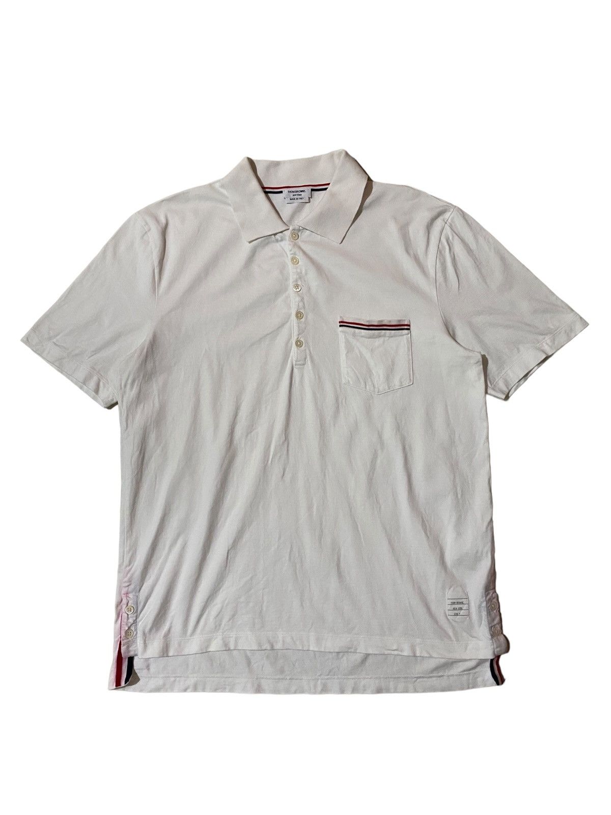 Thom Browne 💥Final💥Thom Browne Polo Shirt Size US L / EU 52-54 / 3 - 2 Thumbnail