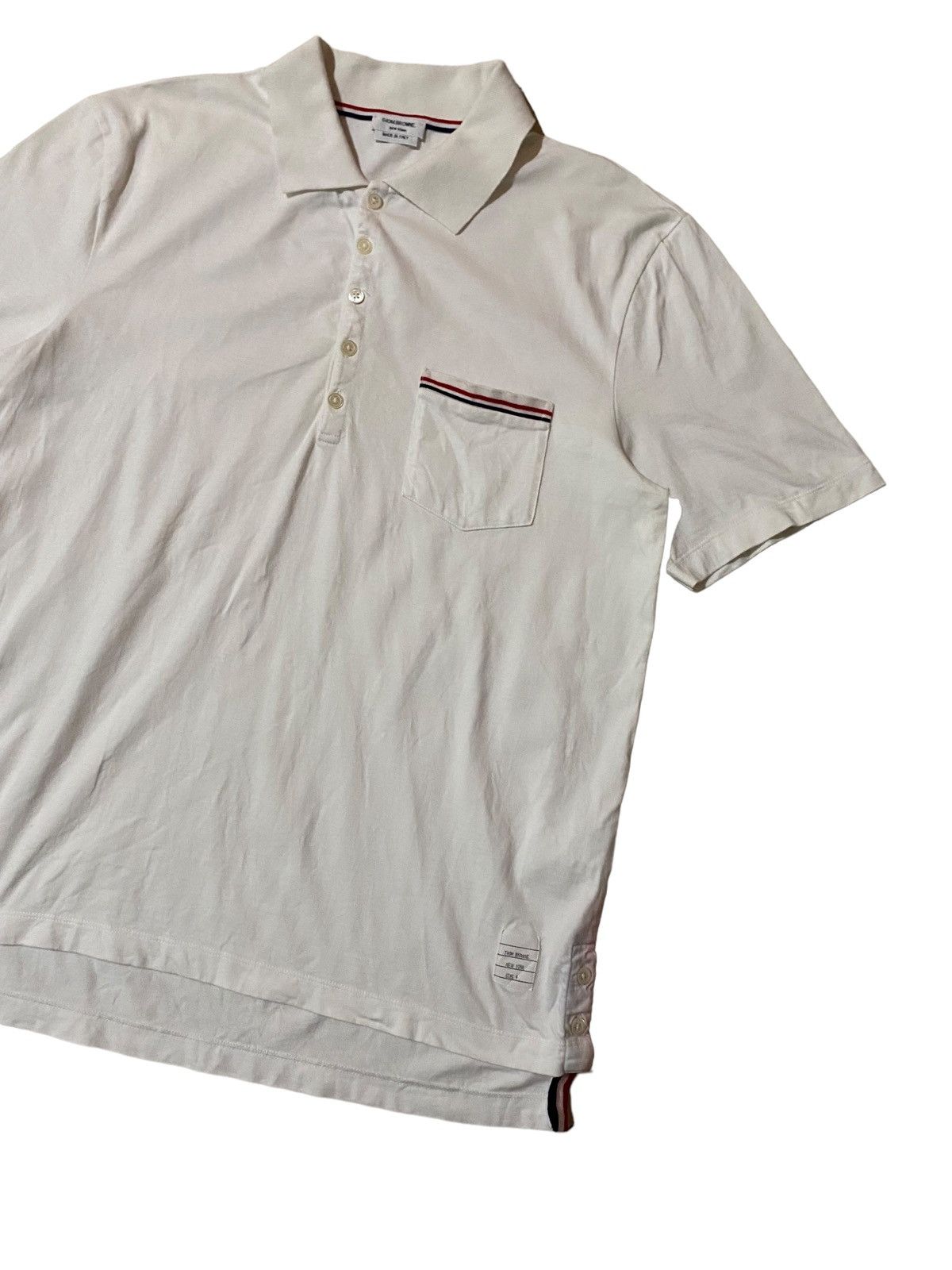 Thom Browne 💥Final💥Thom Browne Polo Shirt Size US L / EU 52-54 / 3 - 7 Thumbnail