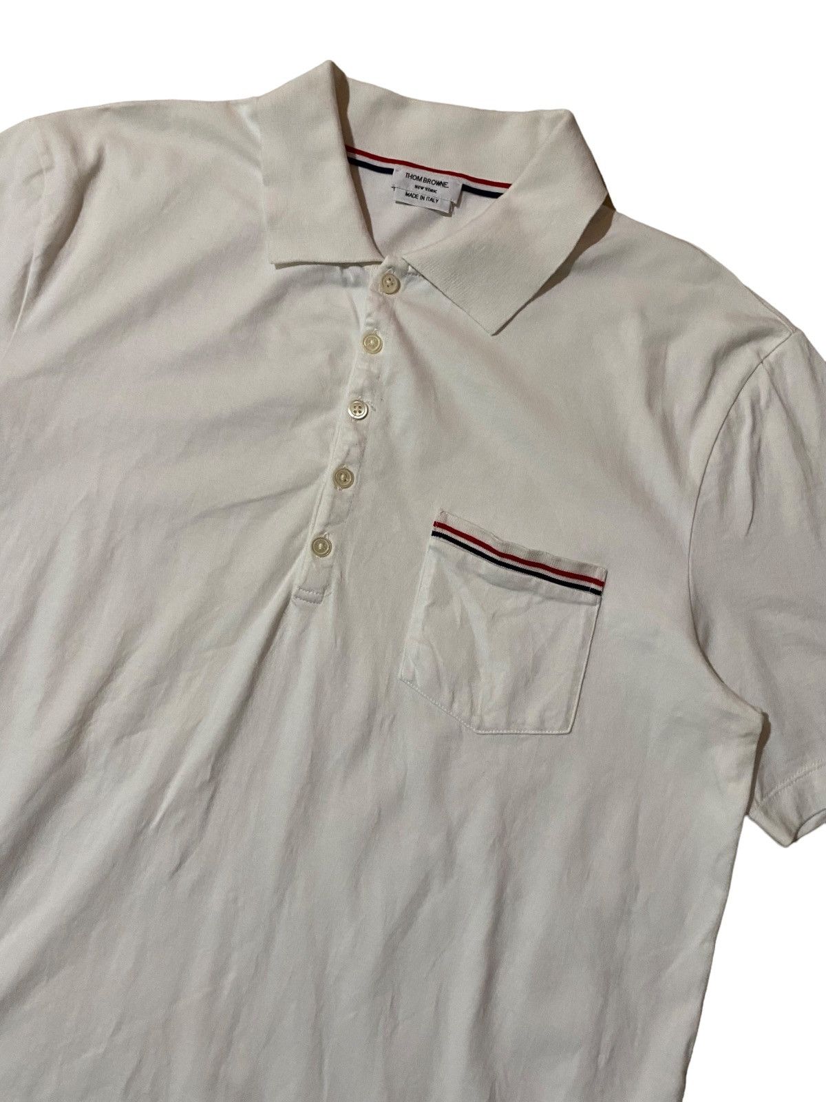 Thom Browne 💥Final💥Thom Browne Polo Shirt Size US L / EU 52-54 / 3 - 4 Thumbnail