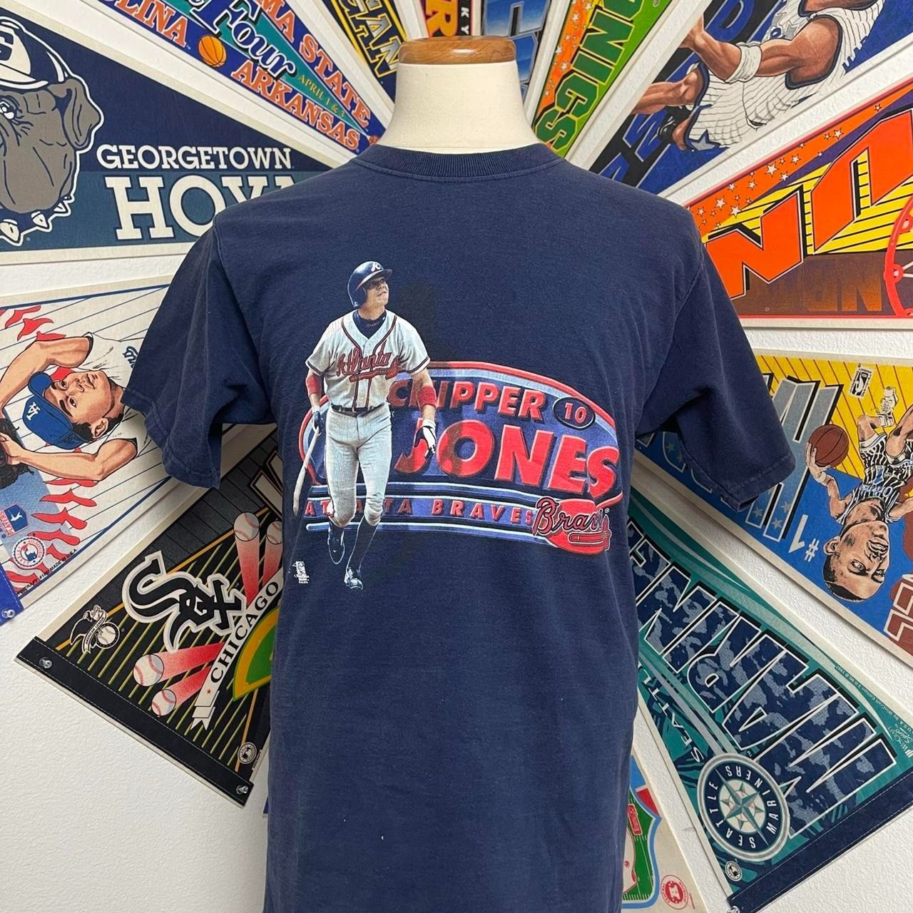 Atlanta Braves Chipper Jones Shirt Size Small – Yesterday's Attic