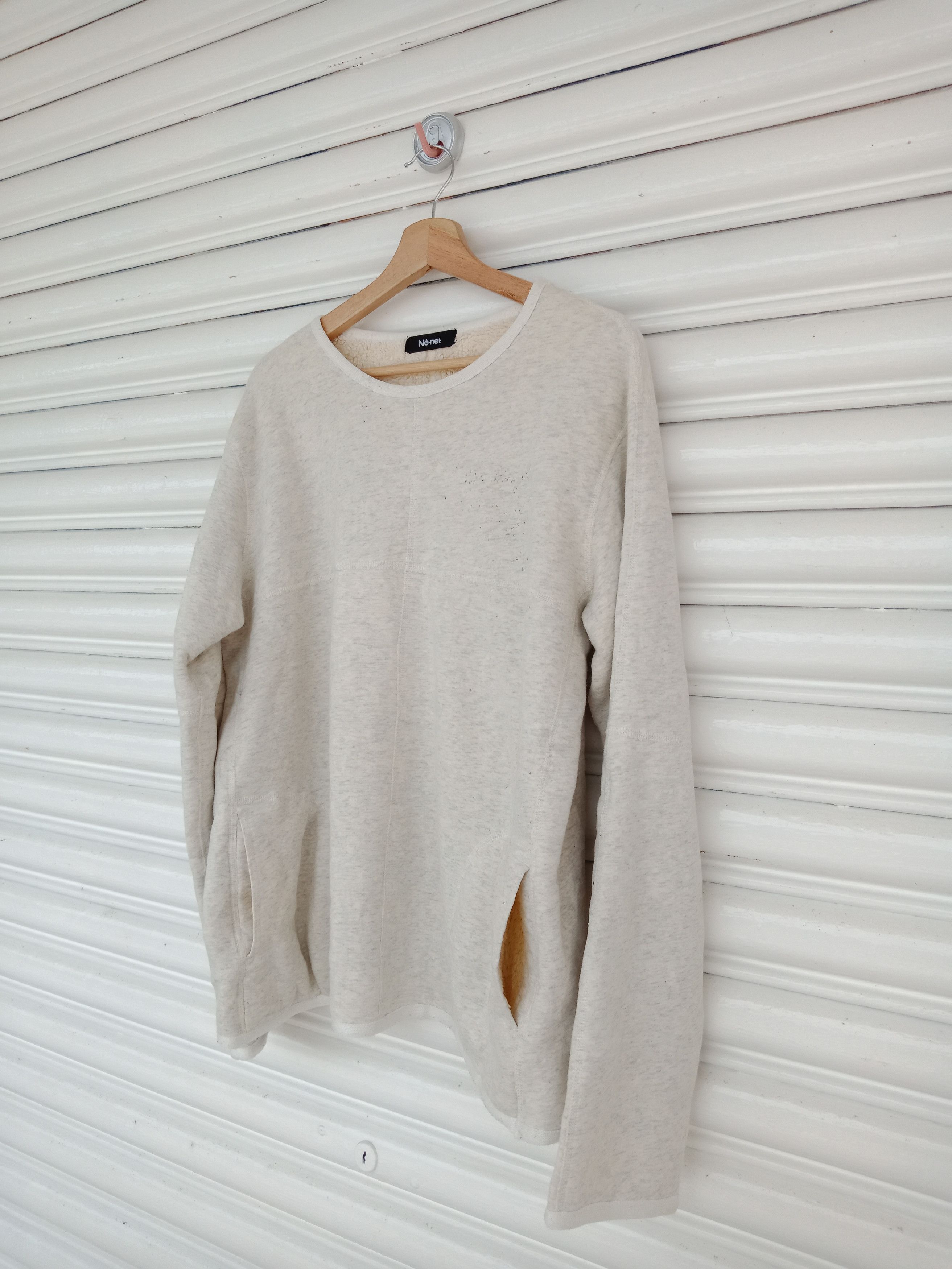 Issey Miyake Issey Miyake Fleece Cream Color Size US L / EU 52-54 / 3 - 3 Thumbnail