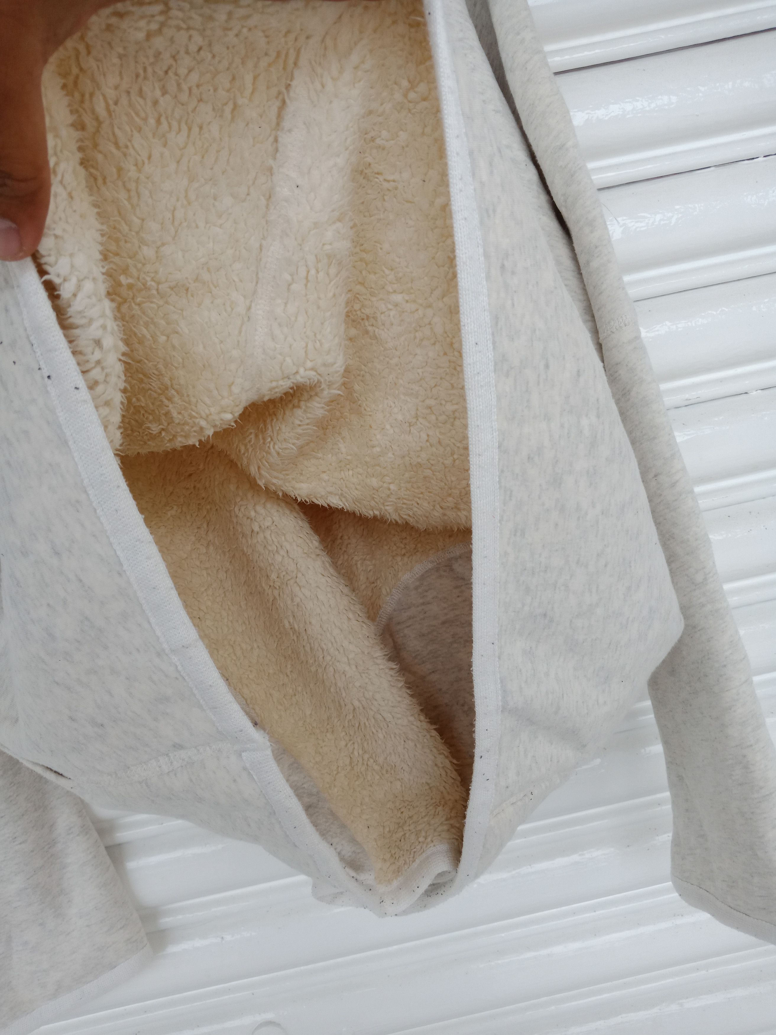 Issey Miyake Issey Miyake Fleece Cream Color Size US L / EU 52-54 / 3 - 5 Thumbnail