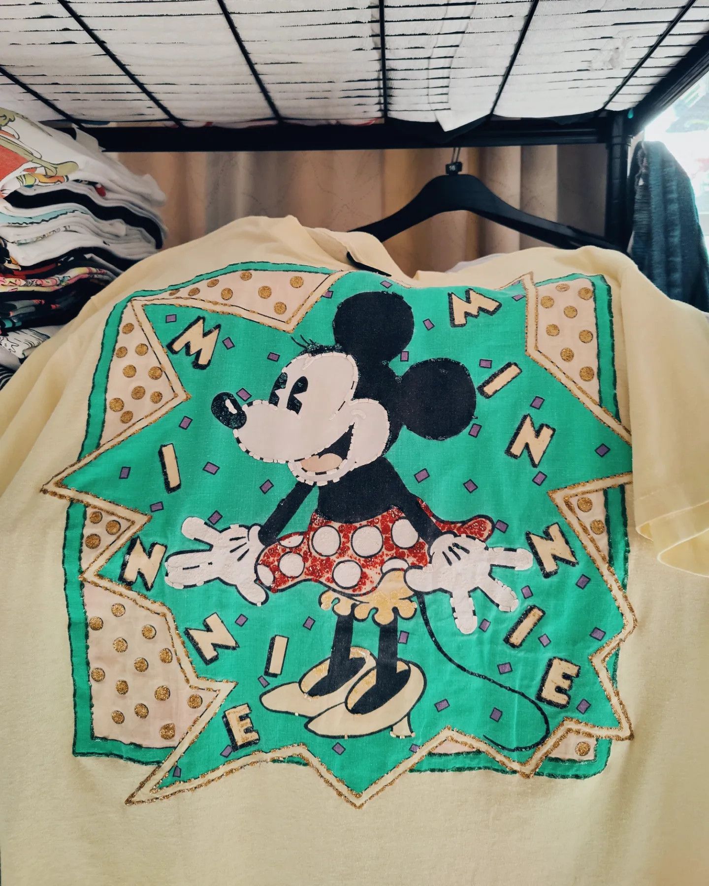 Disney × Handmade × Vintage vintage 90s Minnie Mouse - Handcrafted Tee Size US XL / EU 56 / 4 - 4 Thumbnail