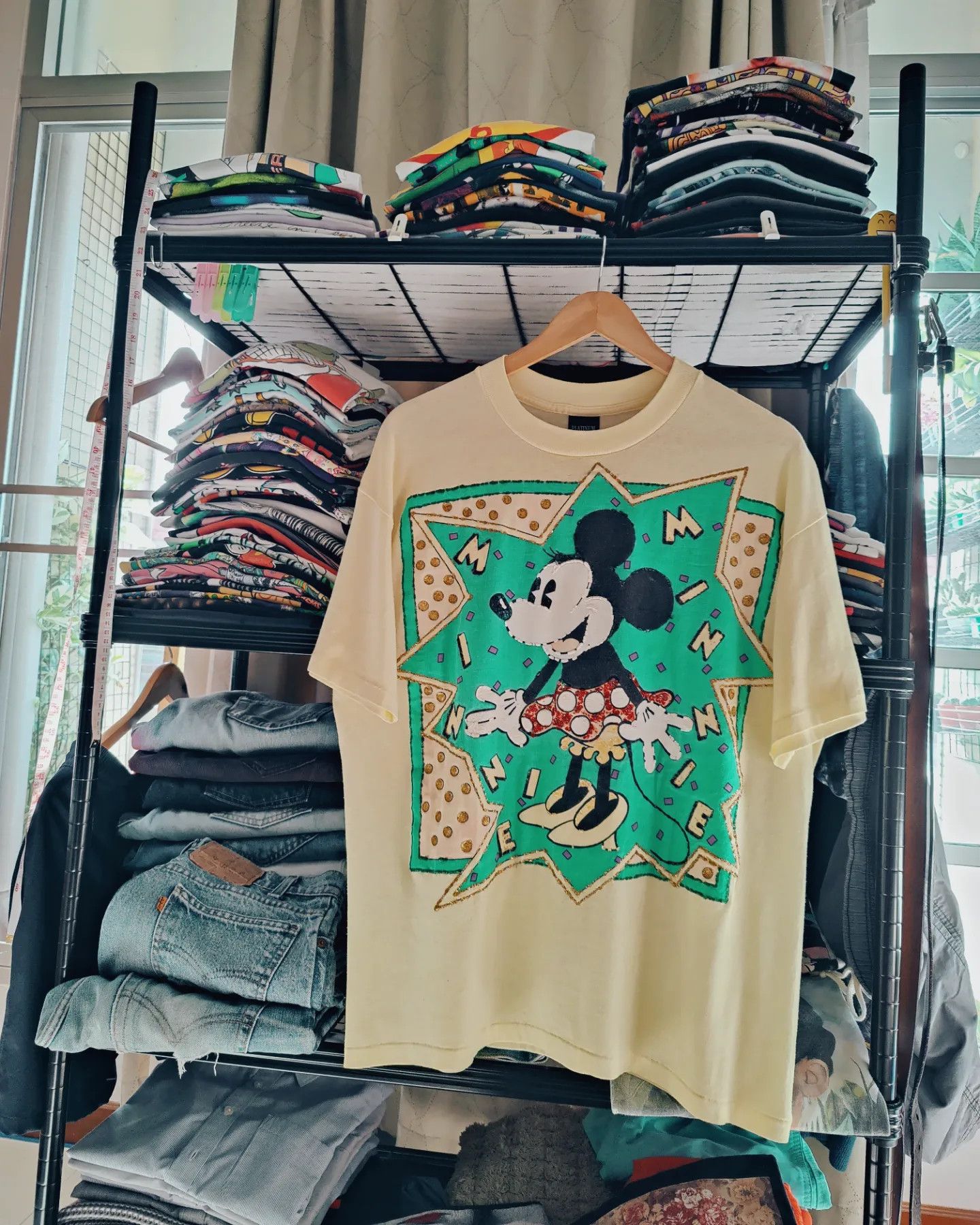 Disney × Handmade × Vintage vintage 90s Minnie Mouse - Handcrafted Tee Size US XL / EU 56 / 4 - 1 Thumbnail