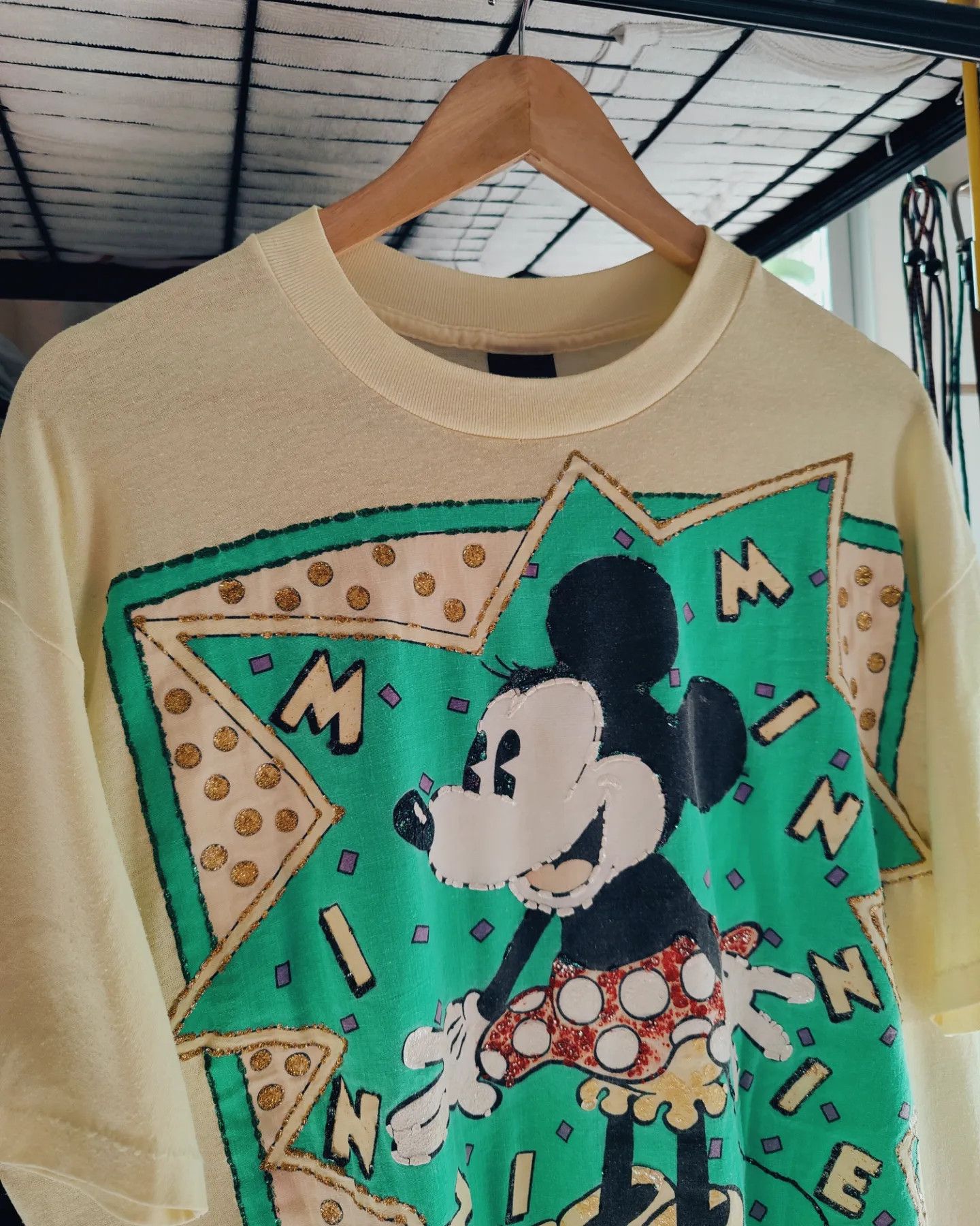 Disney × Handmade × Vintage vintage 90s Minnie Mouse - Handcrafted Tee Size US XL / EU 56 / 4 - 2 Thumbnail