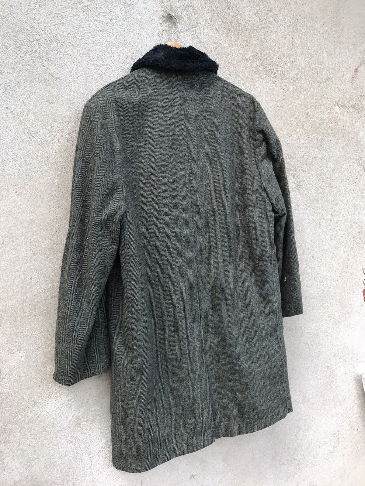Woolrich Woolen Mills RARE WOOLRICH FUR HEAVY COAT LONG JACKET Size US L / EU 52-54 / 3 - 6 Thumbnail