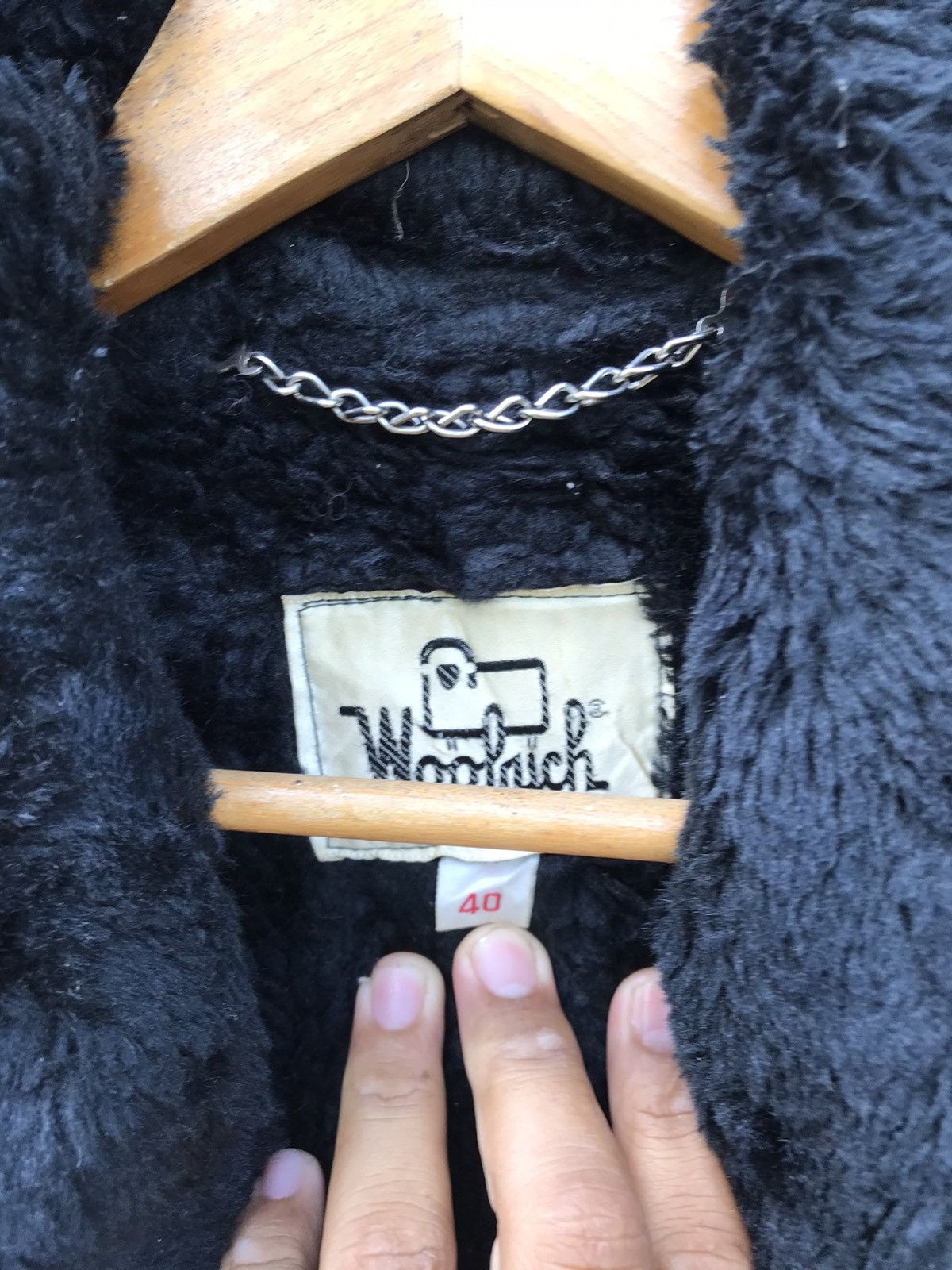 Woolrich Woolen Mills RARE WOOLRICH FUR HEAVY COAT LONG JACKET Size US L / EU 52-54 / 3 - 9 Thumbnail