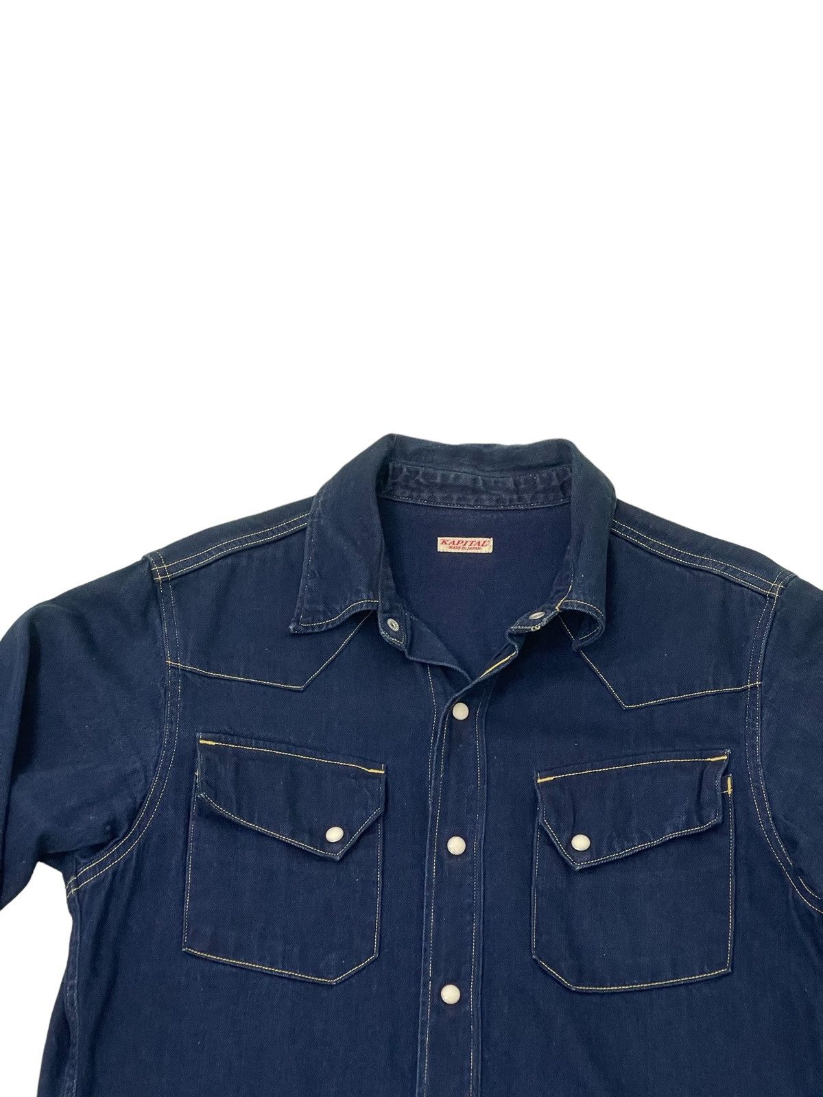 Kapital Indigo Blue Westerner Kapital Like New 4🟩0 Size US M / EU 48-50 / 2 - 7 Thumbnail