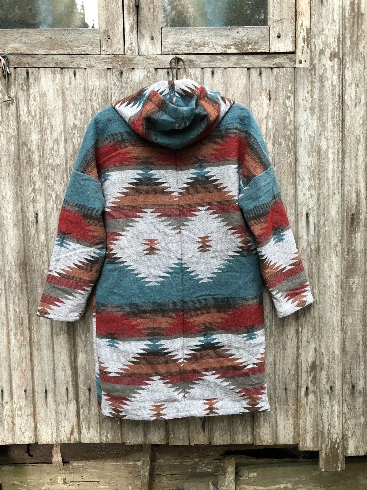 Japanese Brand Radarista Navajo multicolour coat Size L / US 10 / IT 46 - 5 Thumbnail