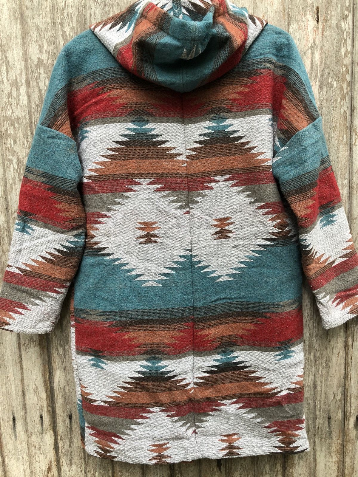 Japanese Brand Radarista Navajo multicolour coat Size L / US 10 / IT 46 - 7 Thumbnail
