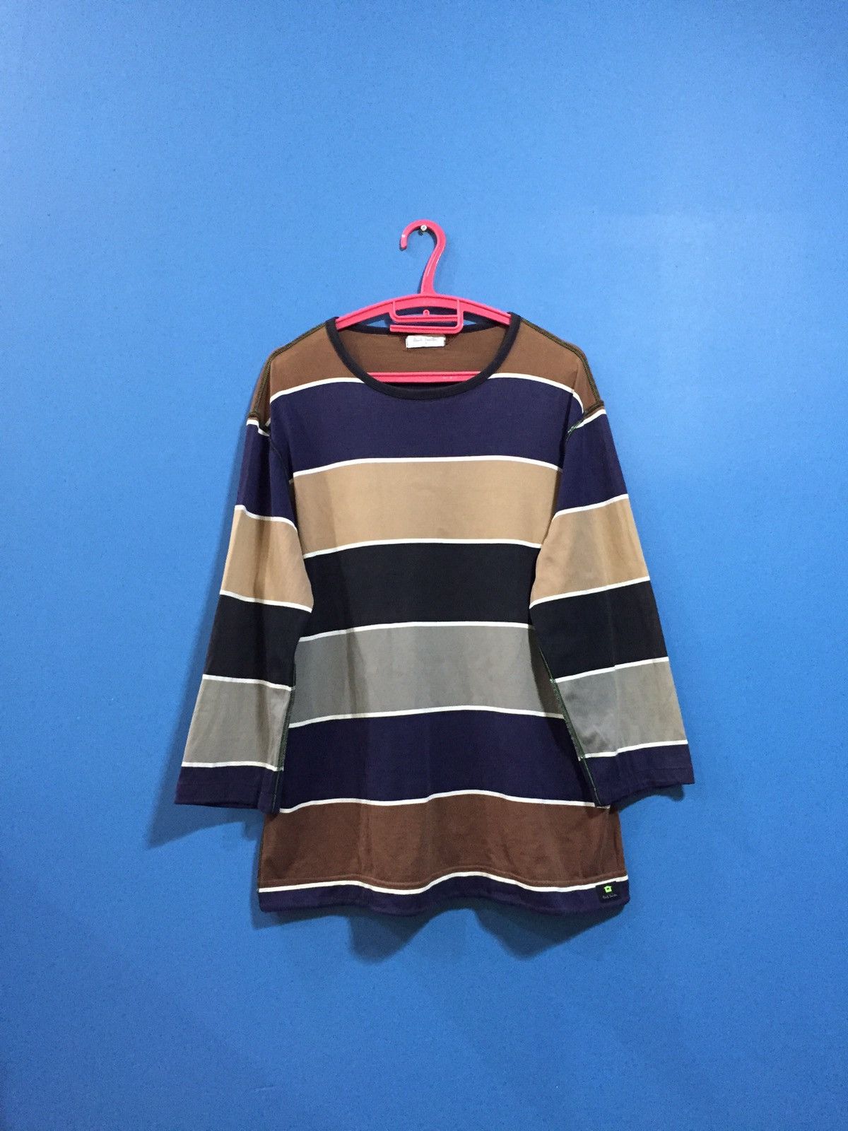 Paul Smith Vintage reversible Stripes paul Smith tee kurt kobain Size US M / EU 48-50 / 2 - 1 Thumbnail