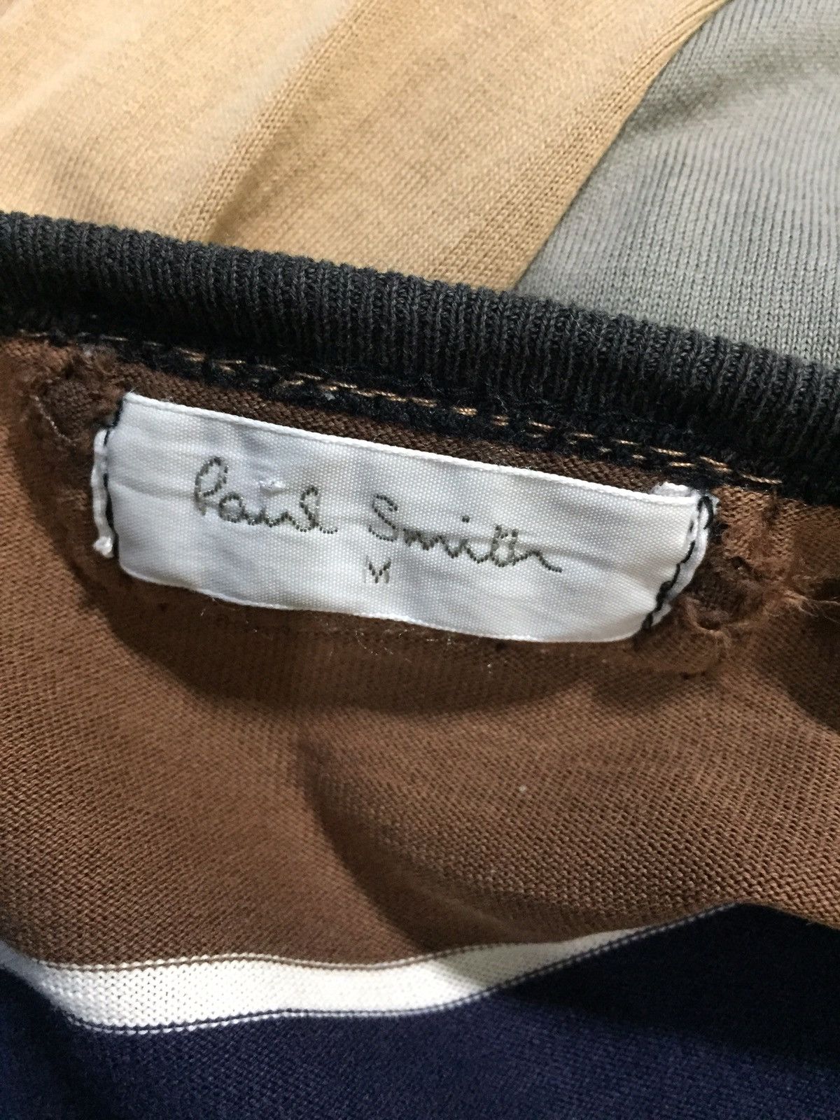 Paul Smith Vintage reversible Stripes paul Smith tee kurt kobain Size US M / EU 48-50 / 2 - 6 Thumbnail