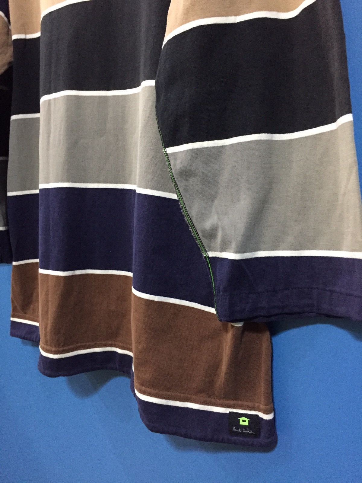 Paul Smith Vintage reversible Stripes paul Smith tee kurt kobain Size US M / EU 48-50 / 2 - 5 Thumbnail
