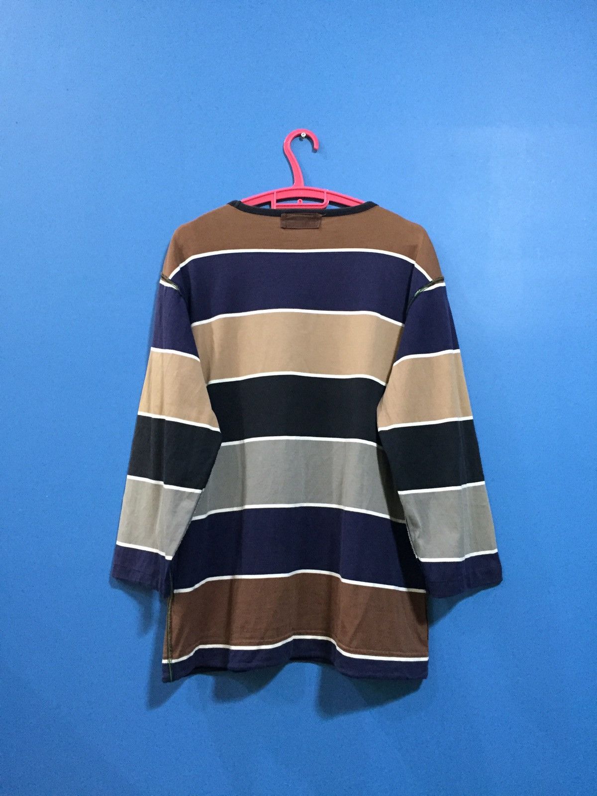 Paul Smith Vintage reversible Stripes paul Smith tee kurt kobain Size US M / EU 48-50 / 2 - 2 Thumbnail