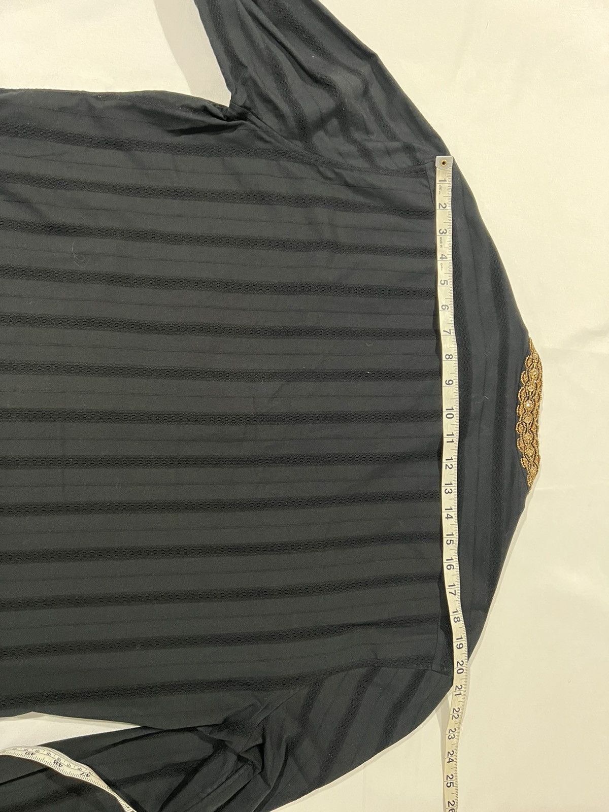 Saint Laurent Paris Saint Laurent gold crystal embroidered shirt. 42/16.5 Size US L / EU 52-54 / 3 - 8 Thumbnail
