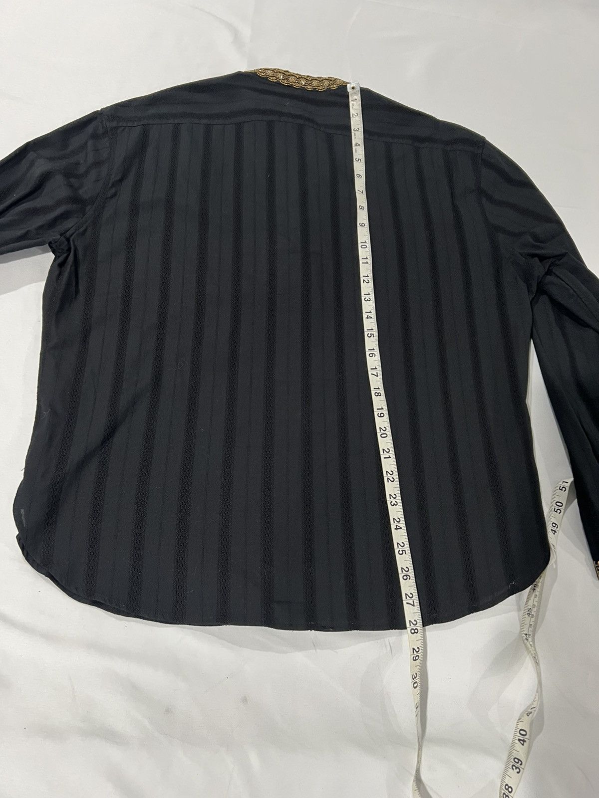 Saint Laurent Paris Saint Laurent gold crystal embroidered shirt. 42/16.5 Size US L / EU 52-54 / 3 - 9 Thumbnail