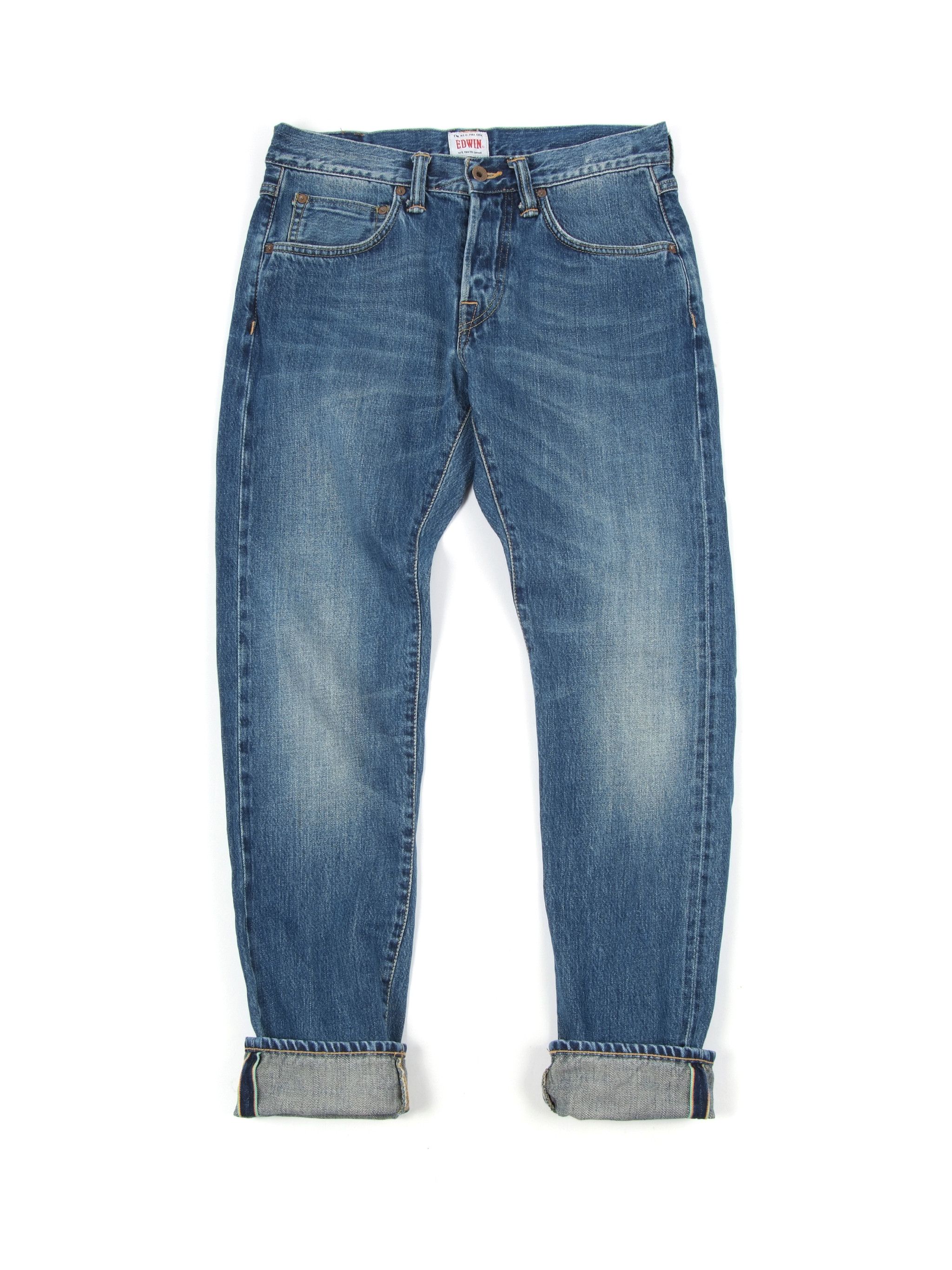 EDWIN ED55 Rainbow Selvedge Japanese Denim Jeans (31)