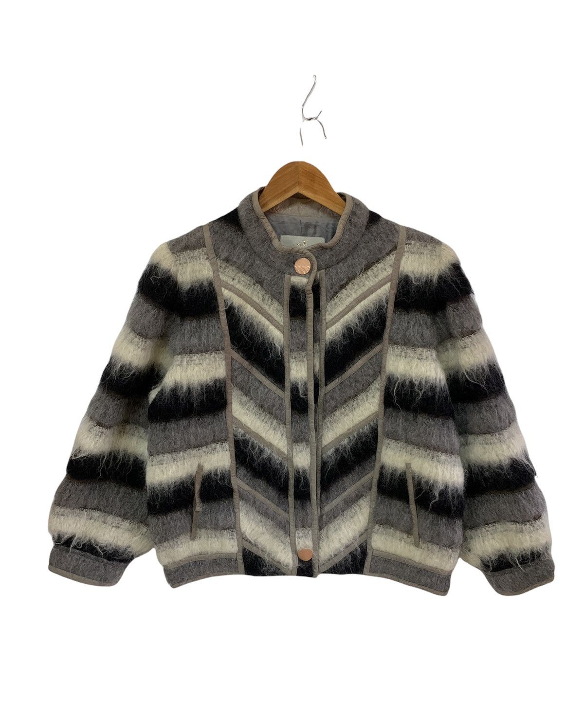 Japanese Brand × Vintage LE CHIC MOHAIR JACKET FUR Size US M / EU 48-50 / 2 - 1 Thumbnail