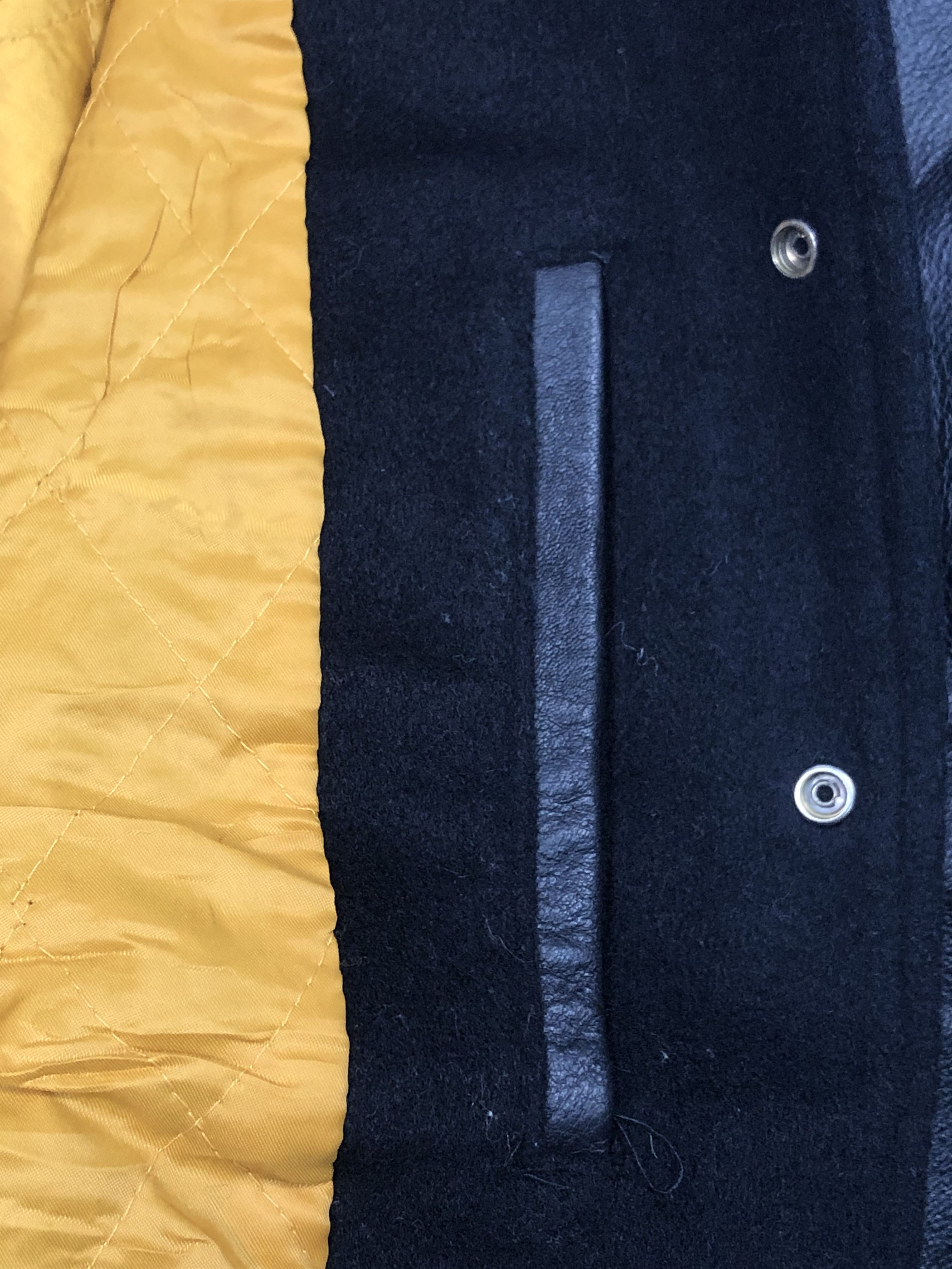 Japanese Brand Vintage 80s Machope Pursuit Varsity Jacket Leather V0086 Size US M / EU 48-50 / 2 - 7 Thumbnail