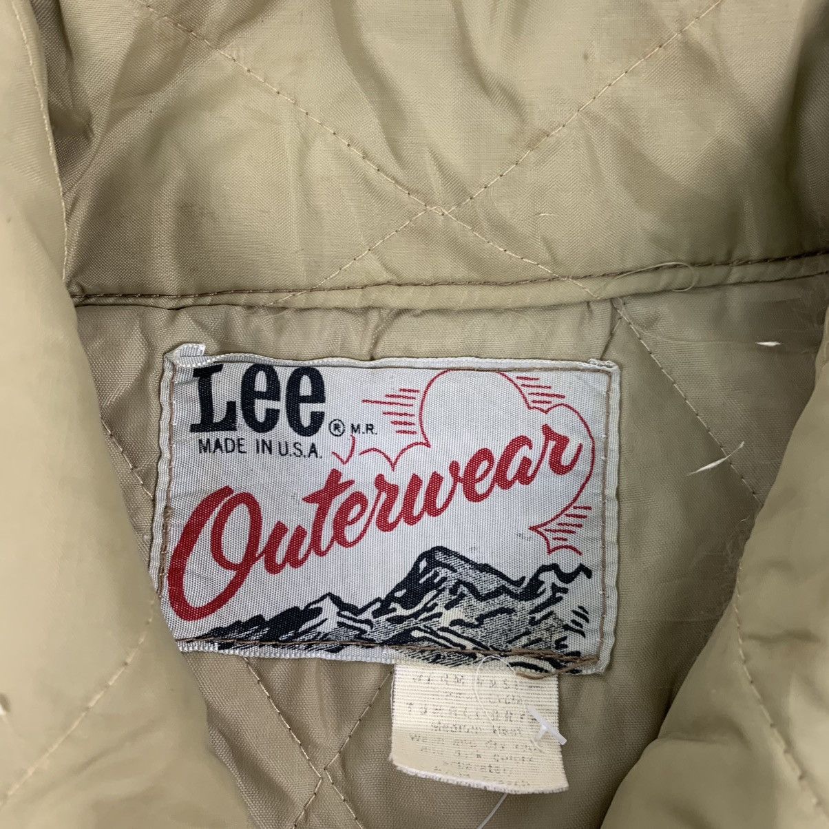 Lee Vintage Lee Quilted Jacket Size US XL / EU 56 / 4 - 7 Thumbnail