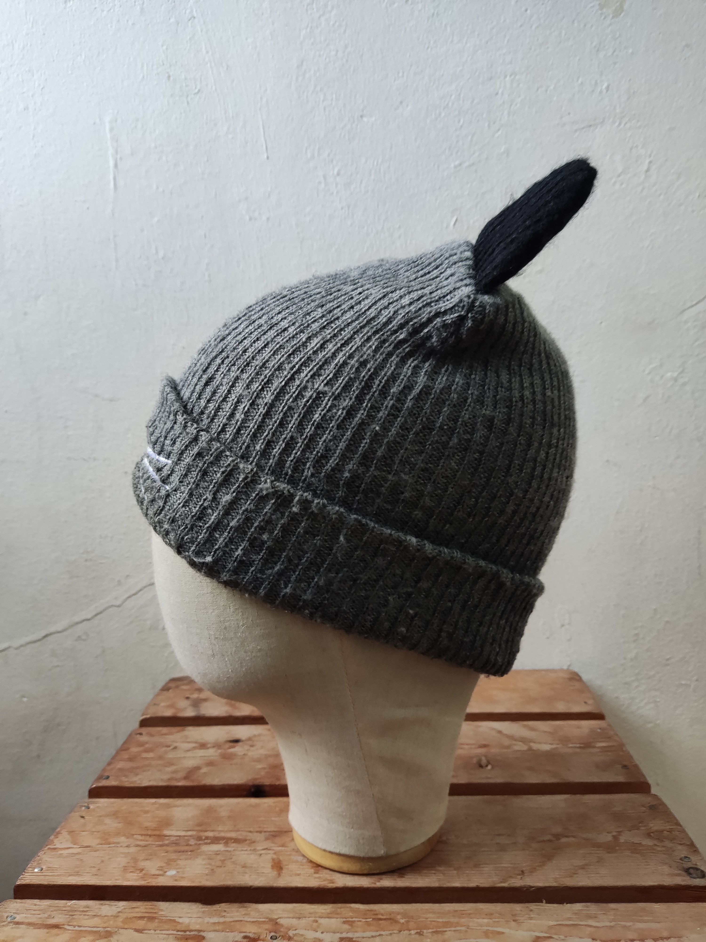 Japanese Brand Japanese Cat Ear Beanie Hat Size ONE SIZE - 8 Thumbnail