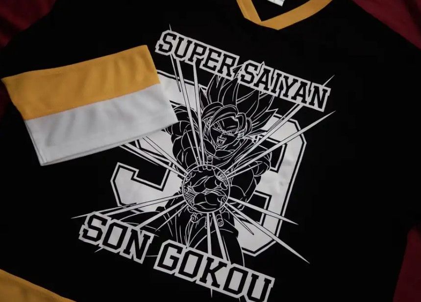 Japanese Brand NEW Dragon Ball Super jersey + Free Gifts anime Goku Size US L / EU 52-54 / 3 - 1 Thumbnail