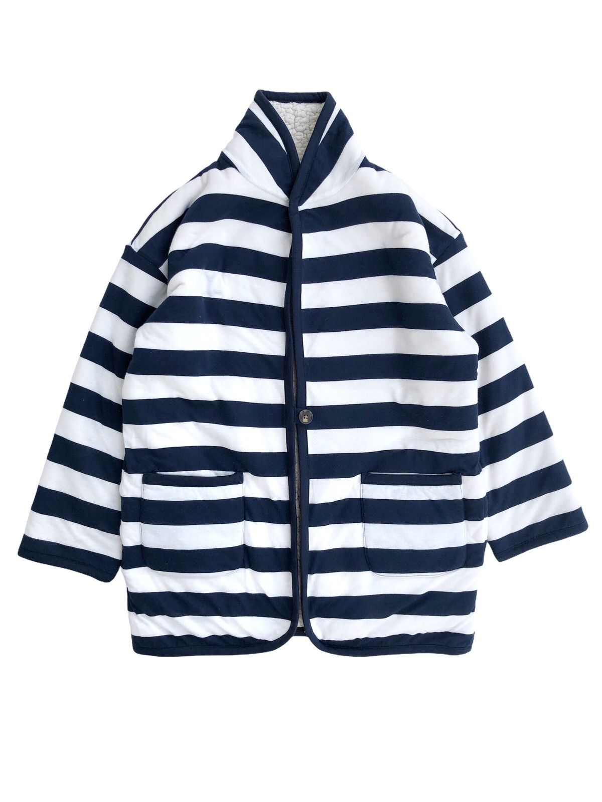 Japanese Brand Japanese Brand Kimono Stripes Jacket Inspired By Visvim Size US S / EU 44-46 / 1 - 1 Thumbnail