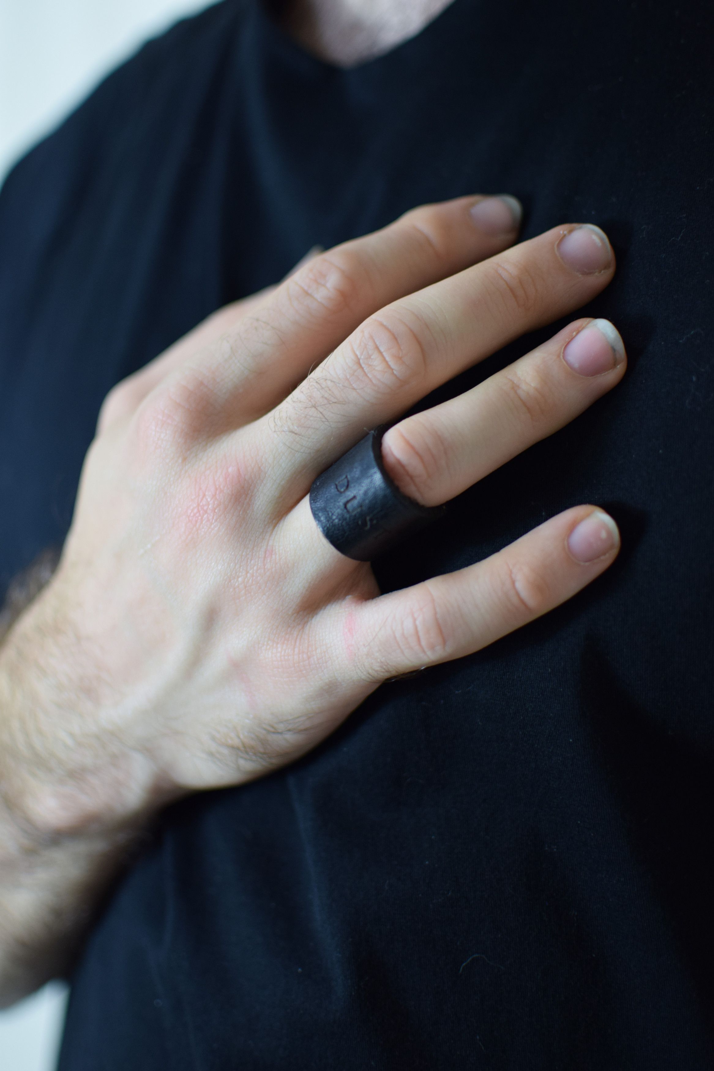 Julius Julius SS17 Knives Dust Leather Ring | Grailed