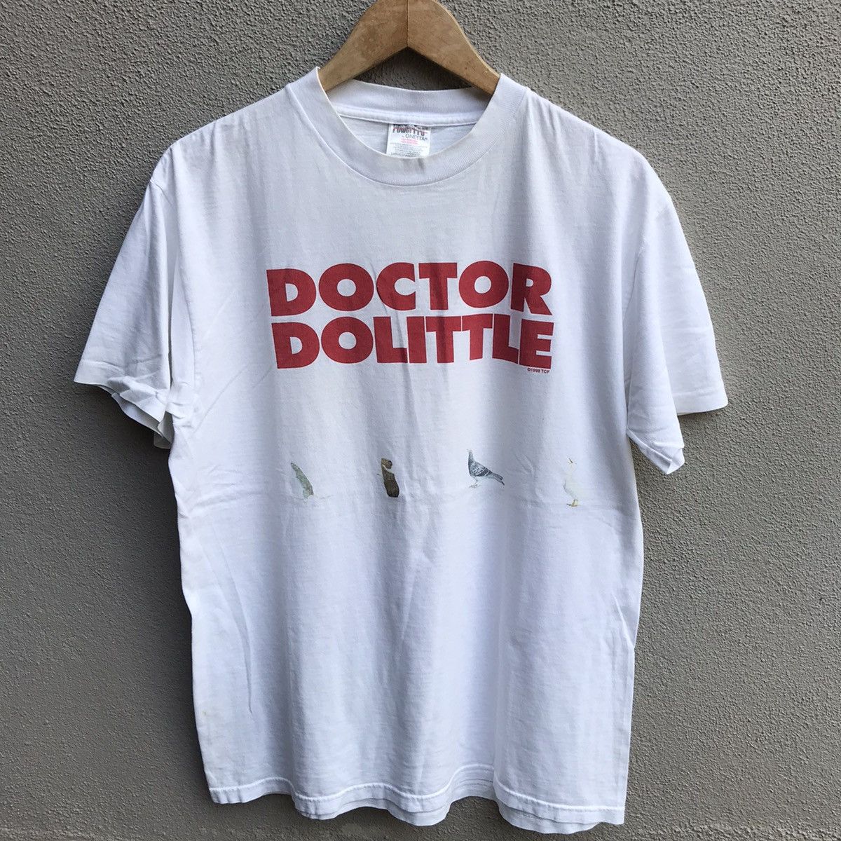 Vintage Vintage 90s DOCTOR DOLITTLE movie tee all over print Size US L / EU 52-54 / 3 - 2 Thumbnail
