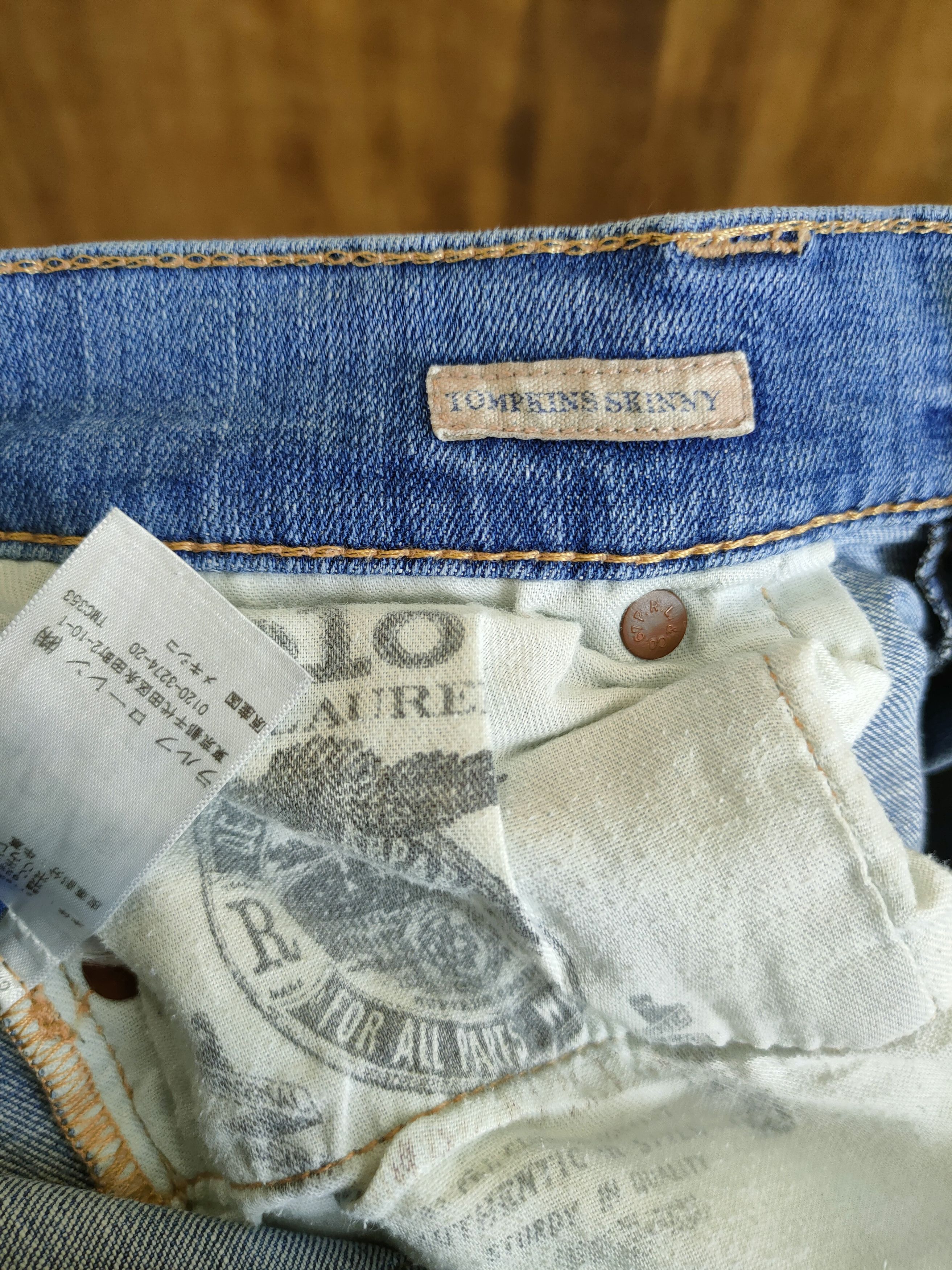 Polo Ralph Lauren DL Polo Ralph lauren Tompskin skinny ripped denim #46-769 Size US 29 - 11 Thumbnail