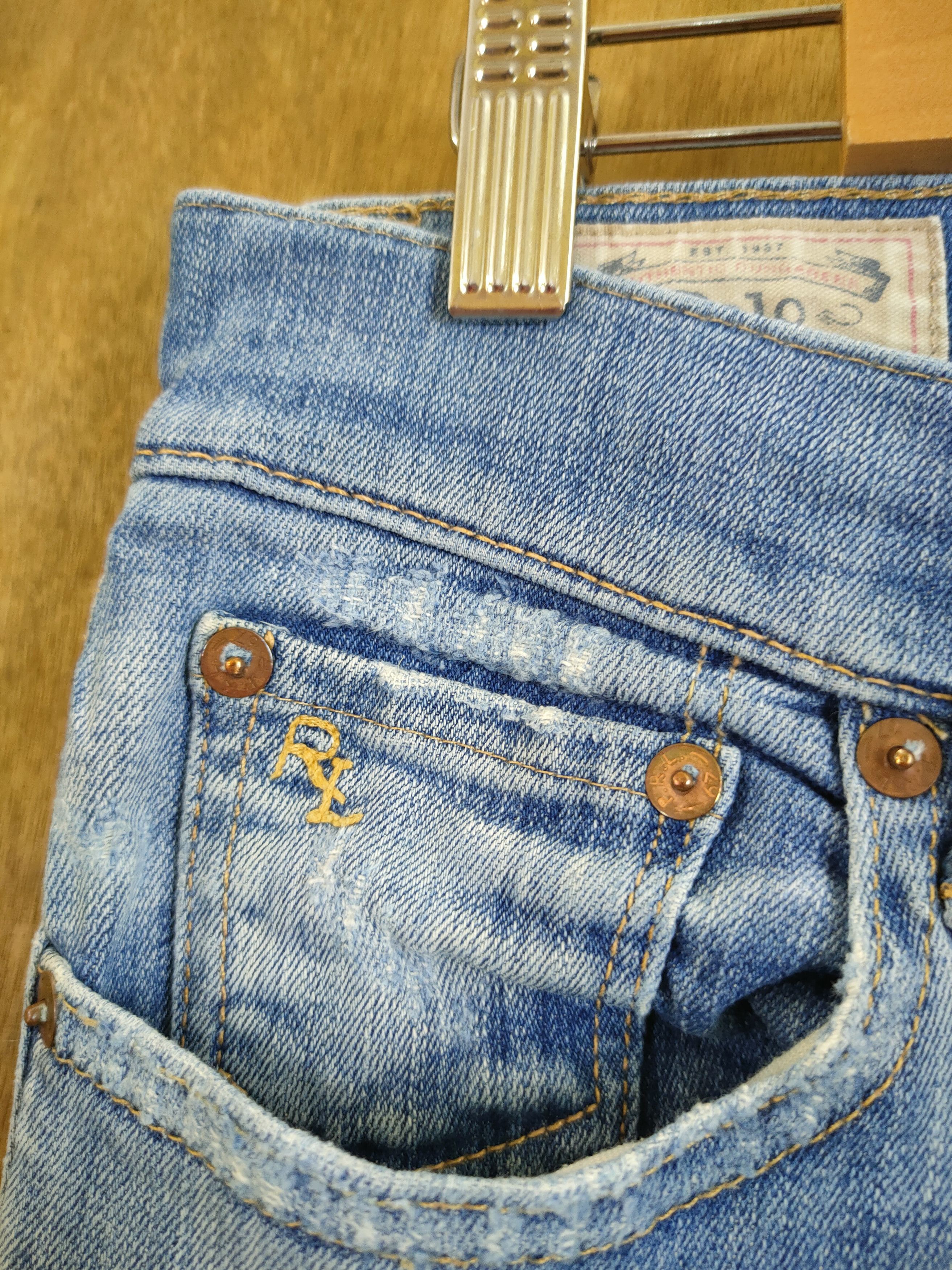 Polo Ralph Lauren DL Polo Ralph lauren Tompskin skinny ripped denim #46-769 Size US 29 - 5 Thumbnail