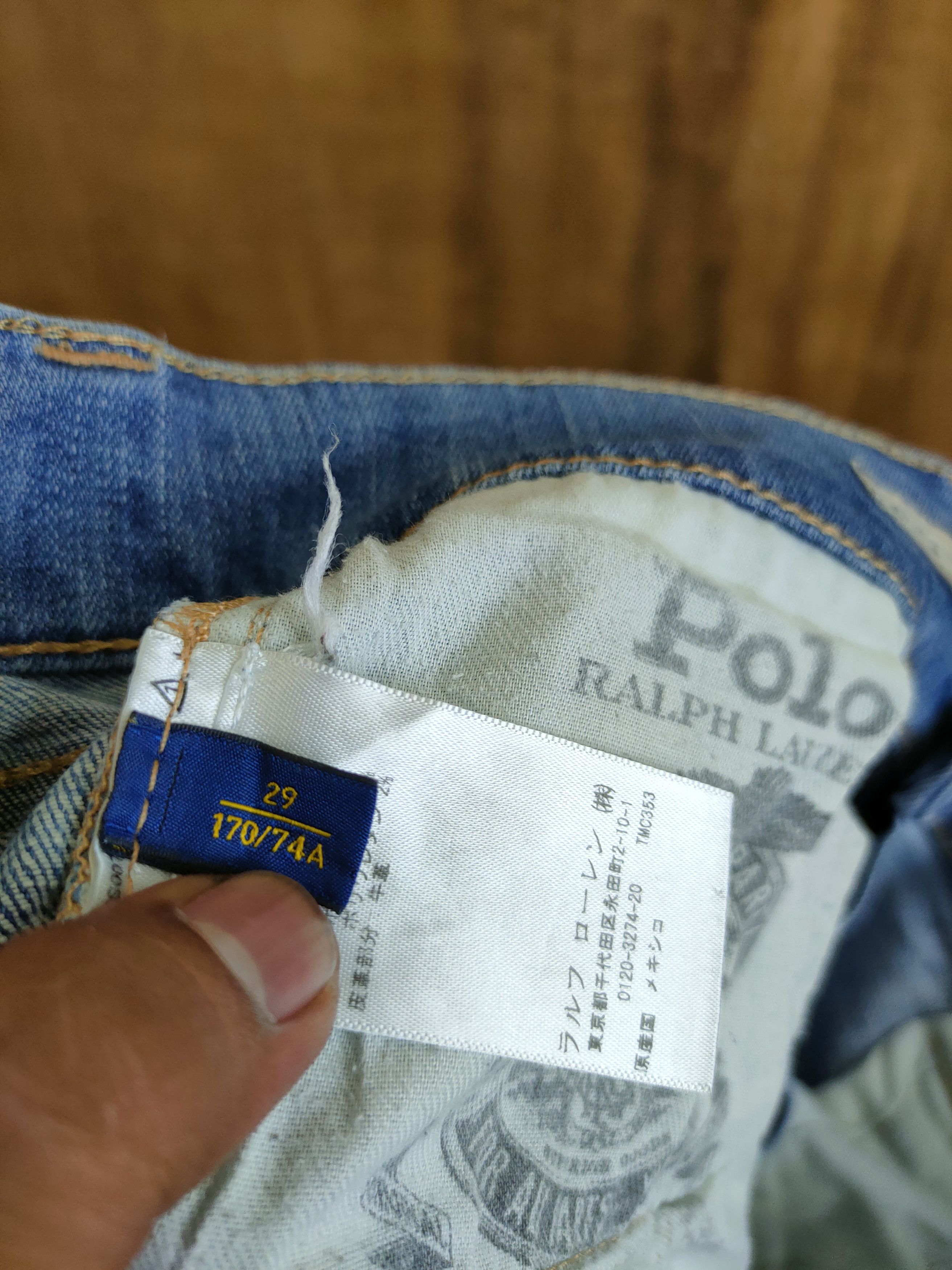 Polo Ralph Lauren DL Polo Ralph lauren Tompskin skinny ripped denim #46-769 Size US 29 - 12 Thumbnail