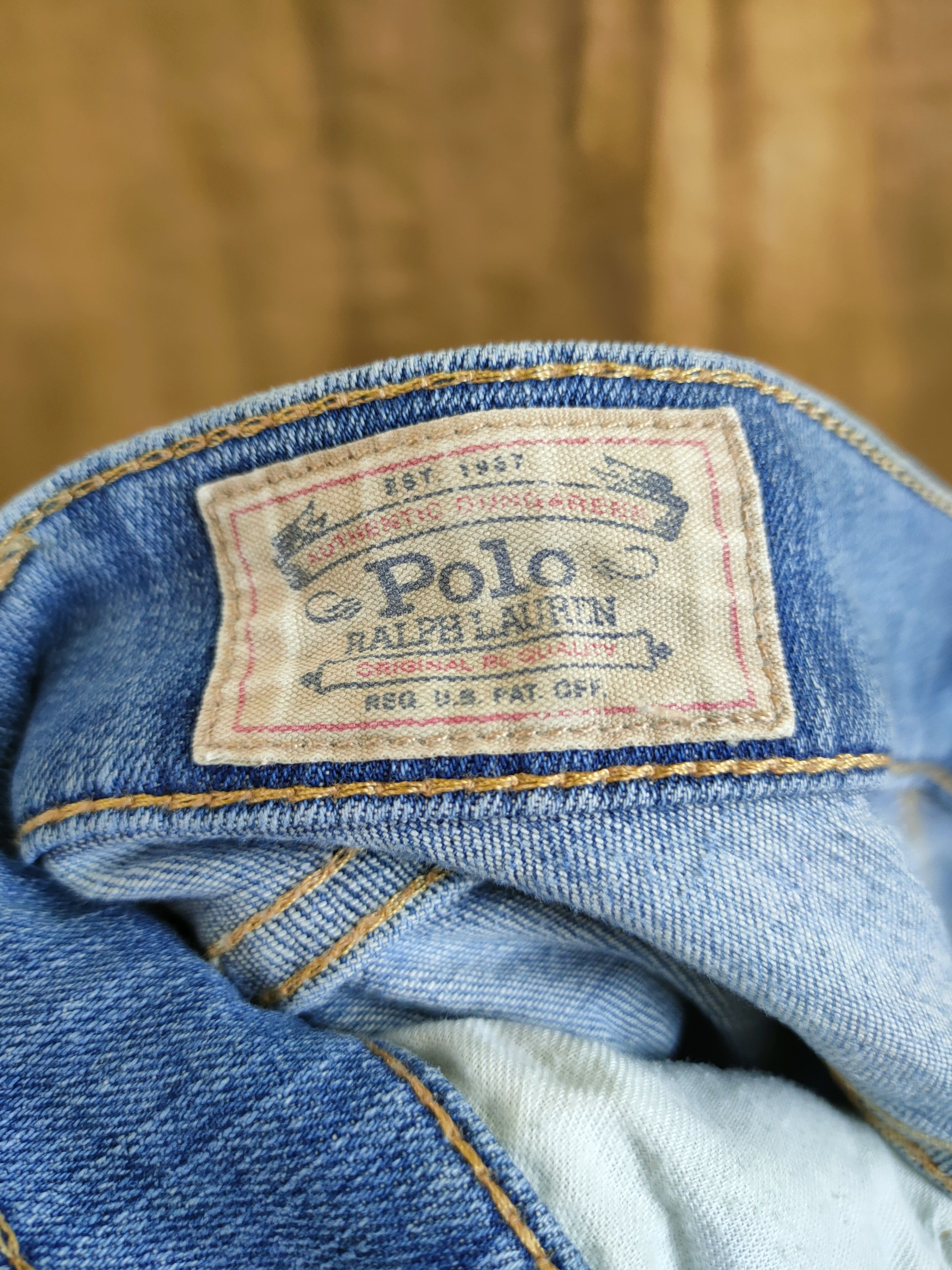 Polo Ralph Lauren DL Polo Ralph lauren Tompskin skinny ripped denim #46-769 Size US 29 - 13 Thumbnail