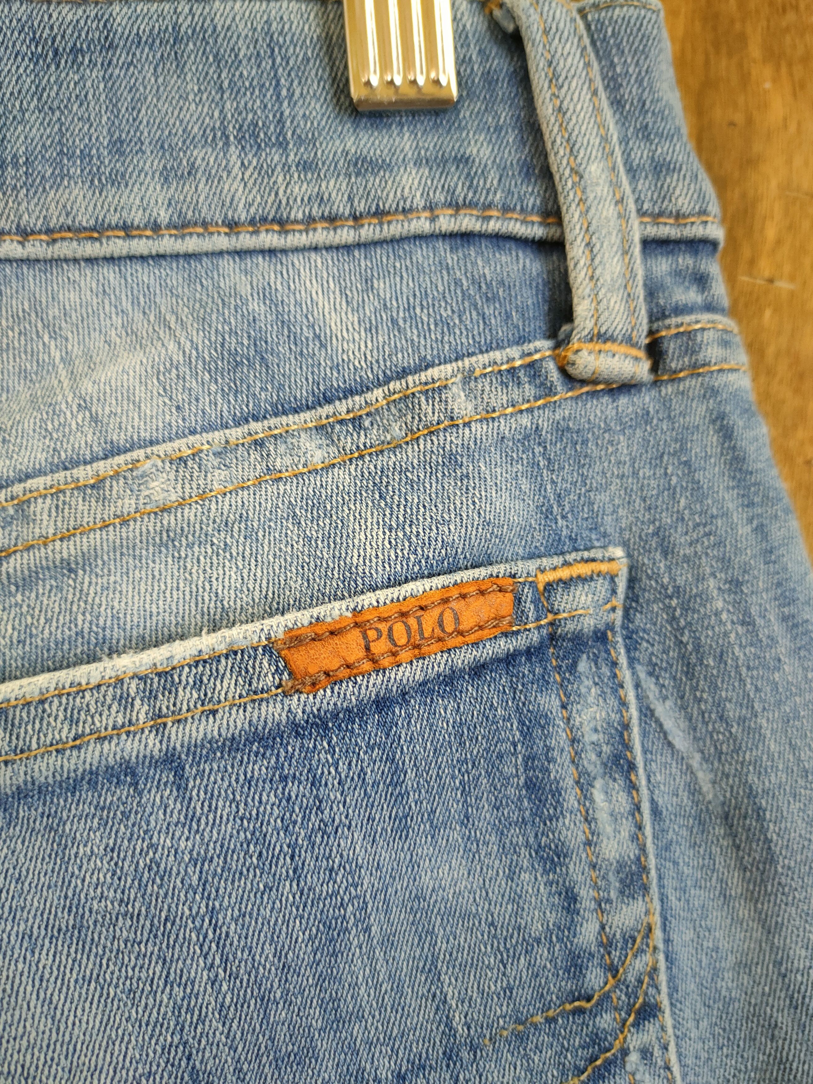 Polo Ralph Lauren DL Polo Ralph lauren Tompskin skinny ripped denim #46-769 Size US 29 - 10 Thumbnail