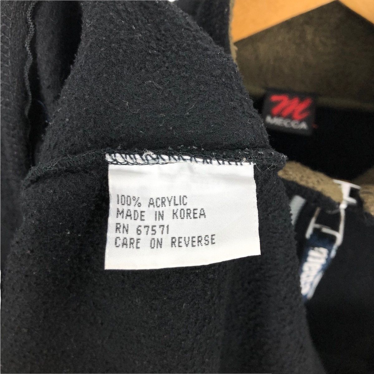 Mecca Vintage 90s Mecca USA Mock Neck Fleece Sweater Embroidery Size US XL / EU 56 / 4 - 10 Thumbnail