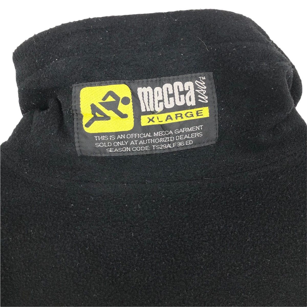 Mecca Vintage 90s Mecca USA Mock Neck Fleece Sweater Embroidery Size US XL / EU 56 / 4 - 11 Thumbnail