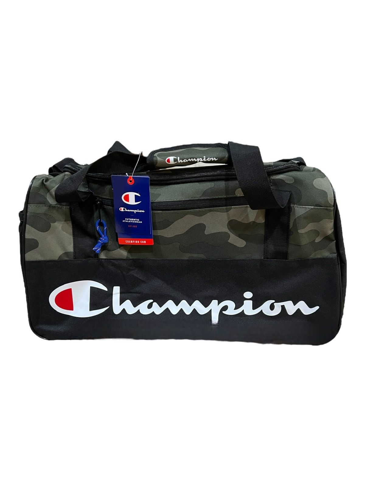 Champion Camo Duffle Bag Grailed