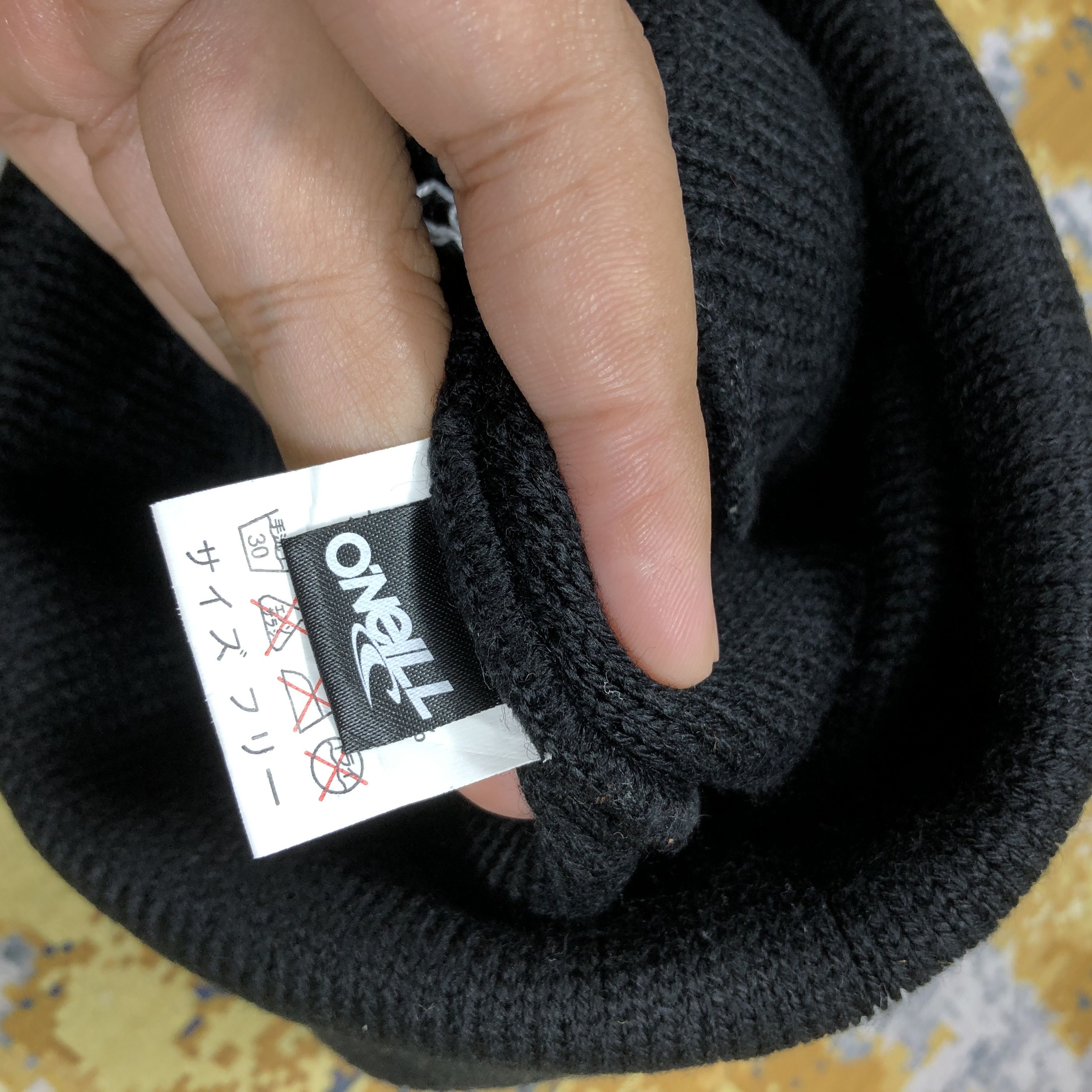 O'Neill × Vintage Vintage Oneill Spellout Bobble Beanie Hat B2247 Size ONE SIZE - 6 Thumbnail