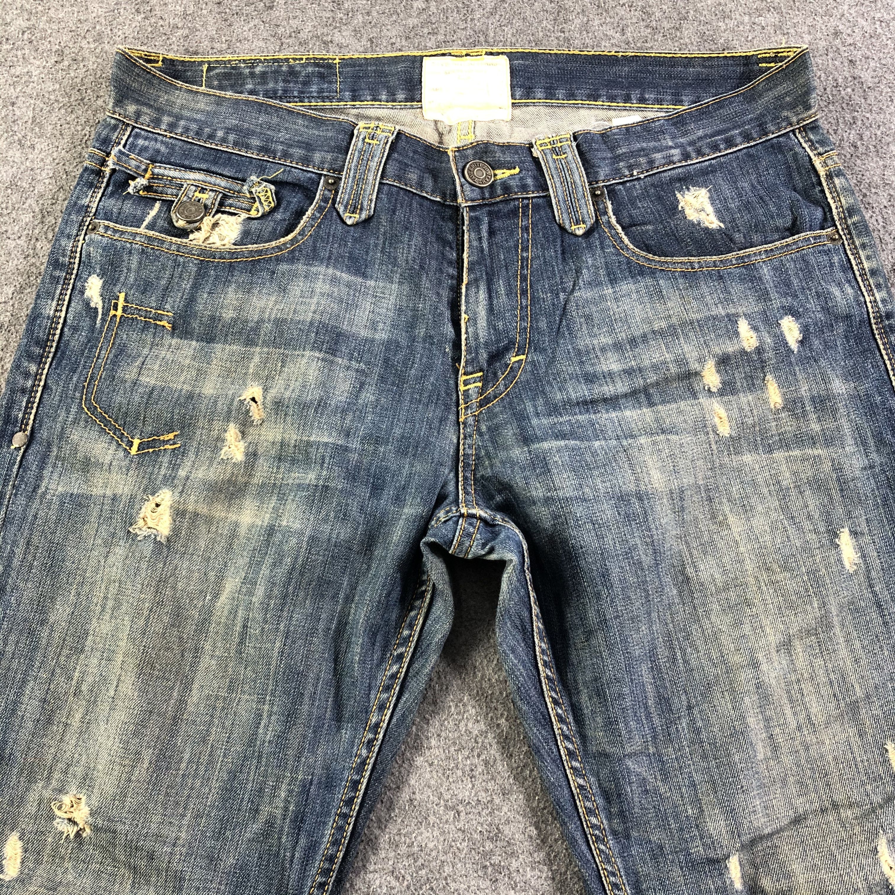 Japanese Brand × Taverniti × Vintage Taverniti Jeans Distressed Flared Denim -J2813 Size US 36 / EU 52 - 3 Thumbnail