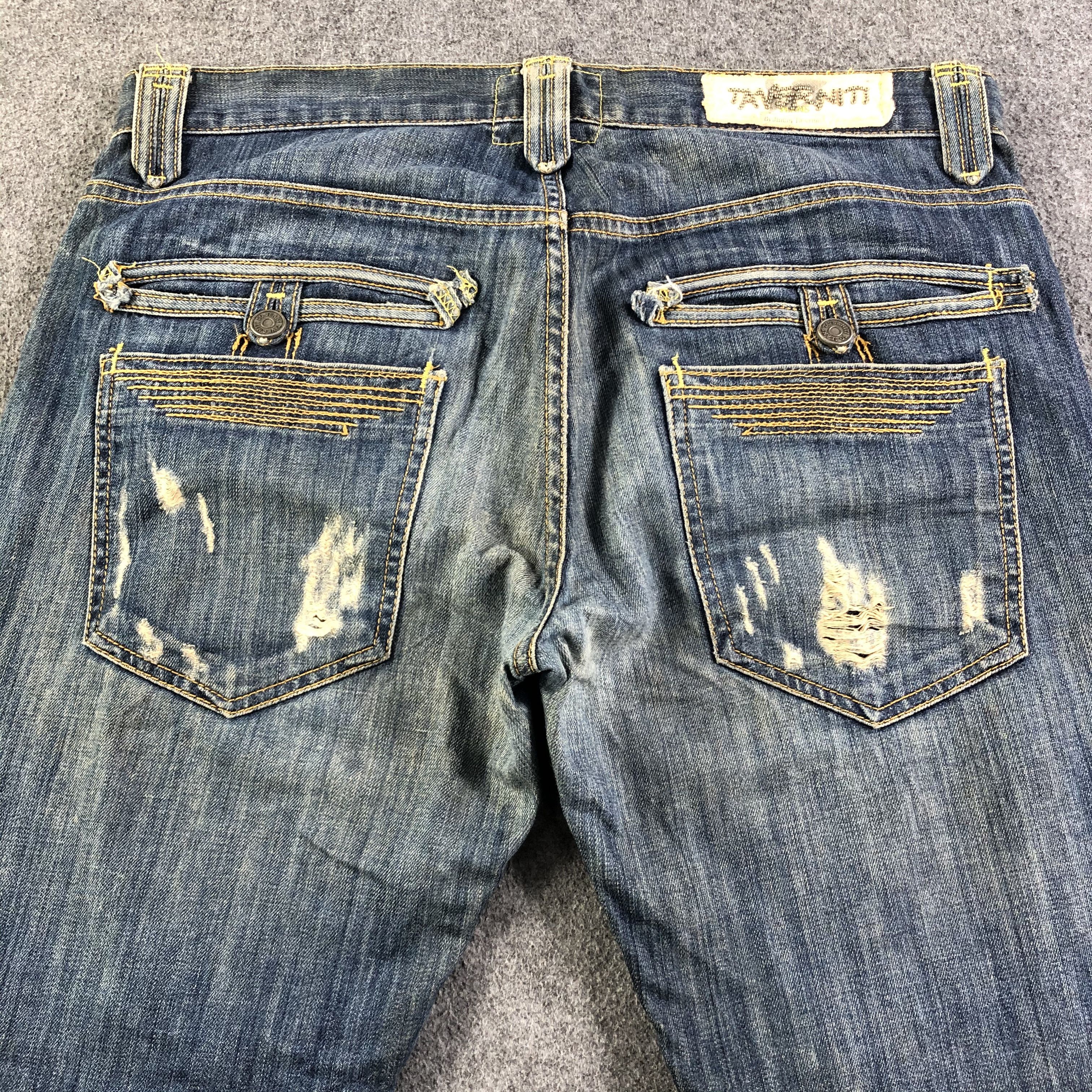 Japanese Brand × Taverniti × Vintage Taverniti Jeans Distressed Flared Denim -J2813 Size US 36 / EU 52 - 4 Thumbnail