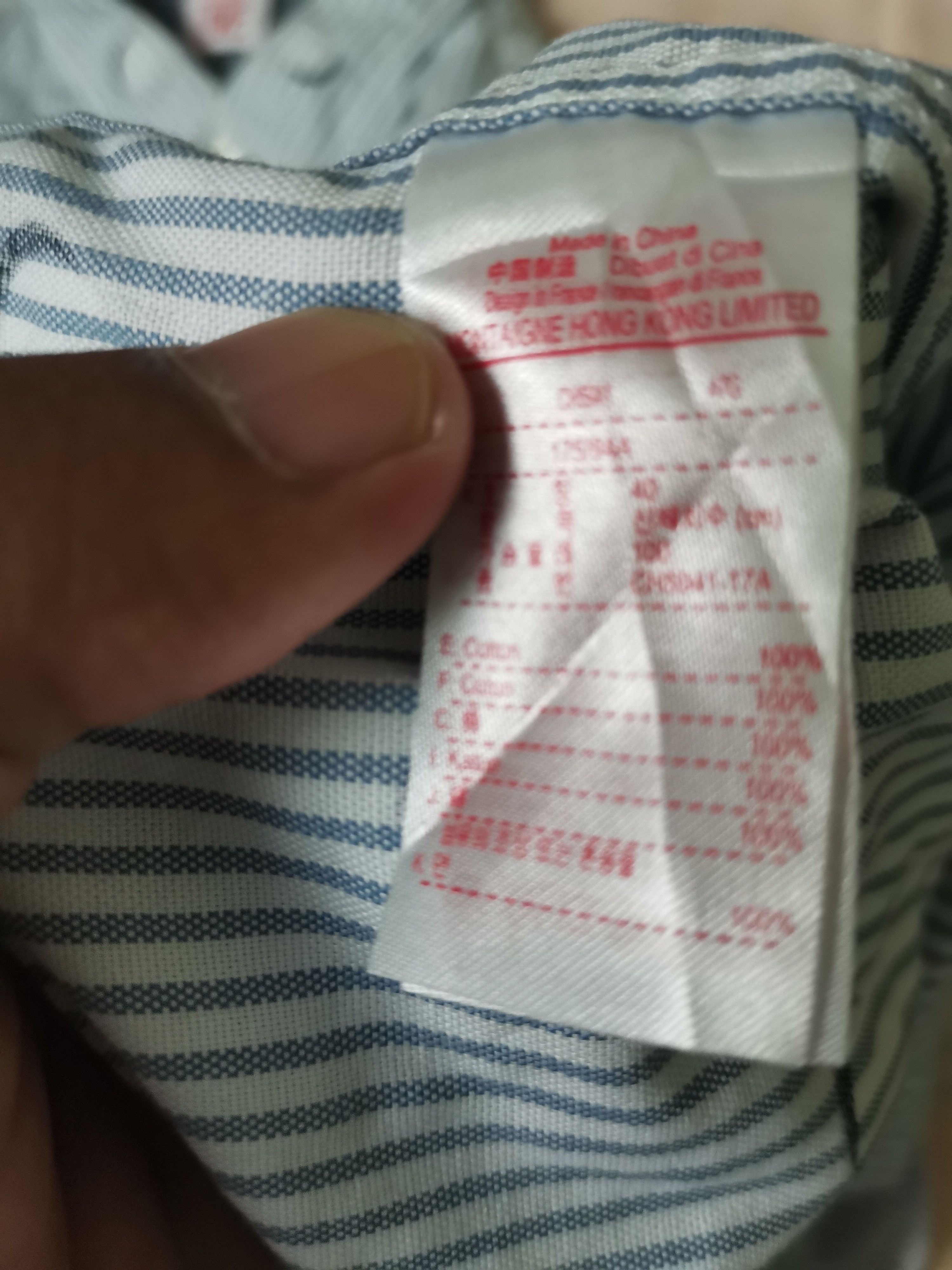 Lacoste Polkadot Button Up L/S