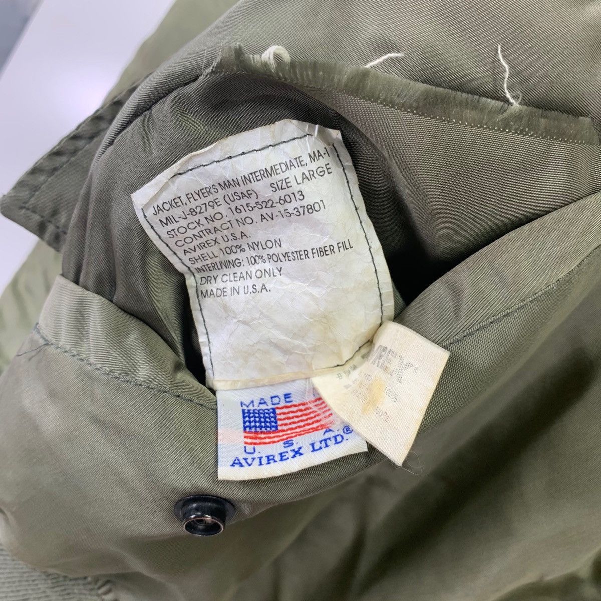 Avirex × Vintage VINTAGE AVIREX USA BOMBER FLIGHT JACKET Size US M / EU 48-50 / 2 - 16 Thumbnail