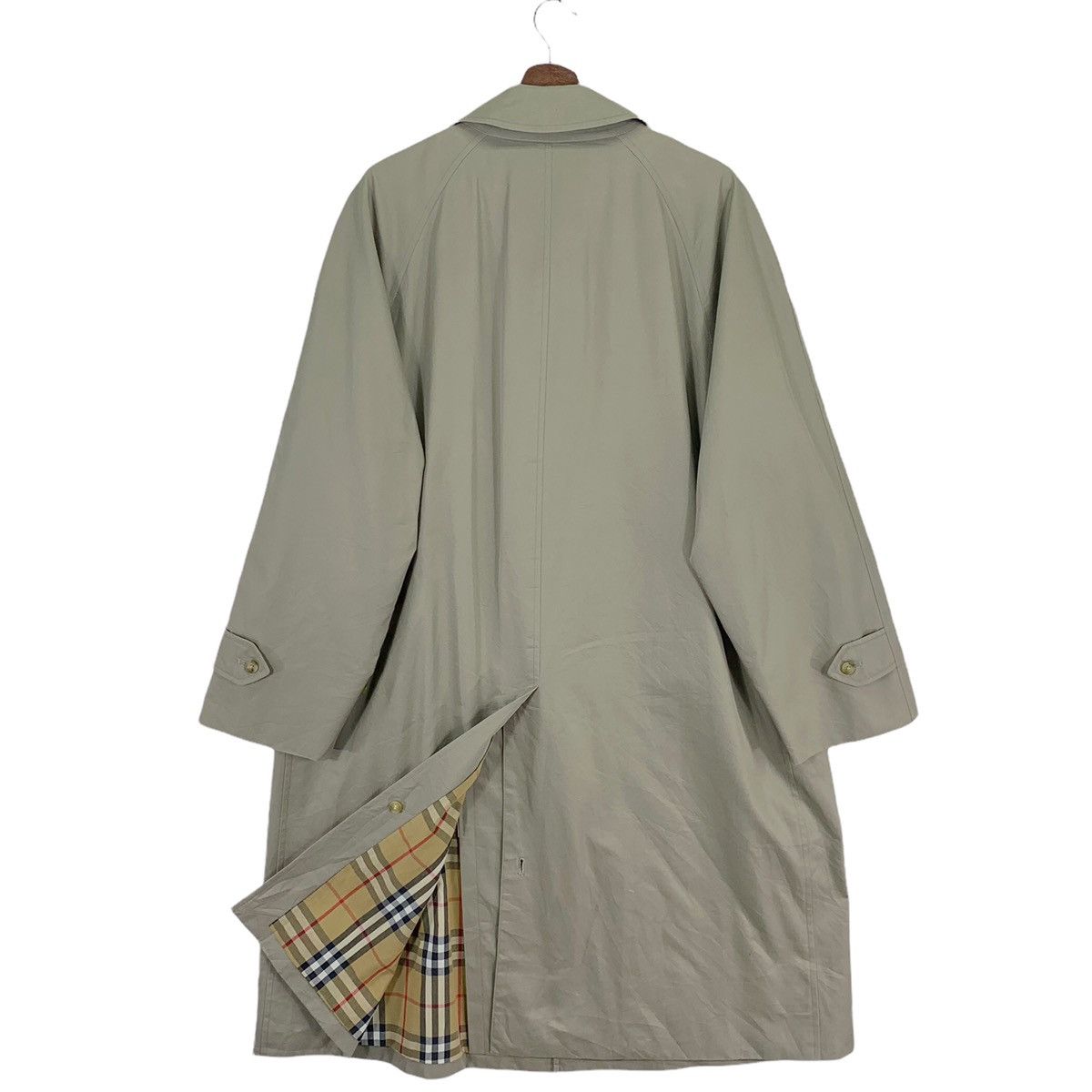 Burberry × Burberry Prorsum VINTAGE BURBERRY OF LONDON NOVA CHECK OVERCOAT LONG JACKET Size US L / EU 52-54 / 3 - 13 Thumbnail