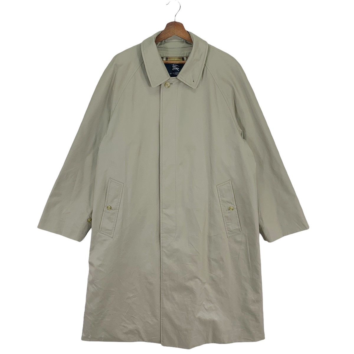 Burberry × Burberry Prorsum VINTAGE BURBERRY OF LONDON NOVA CHECK OVERCOAT LONG JACKET Size US L / EU 52-54 / 3 - 9 Thumbnail
