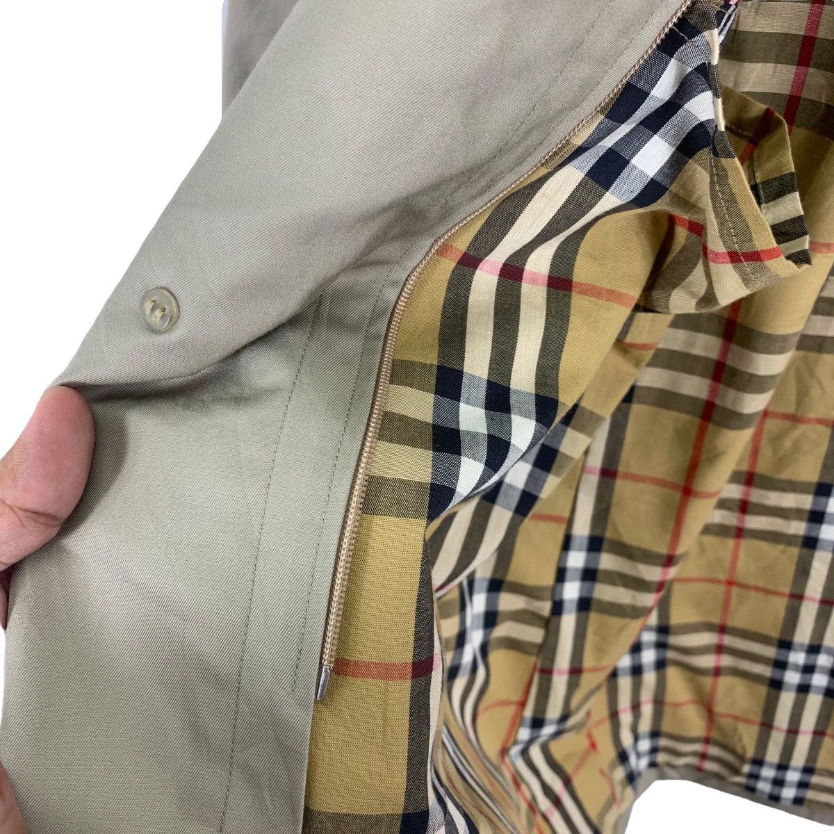 Burberry × Burberry Prorsum VINTAGE BURBERRY OF LONDON NOVA CHECK OVERCOAT LONG JACKET Size US L / EU 52-54 / 3 - 8 Thumbnail