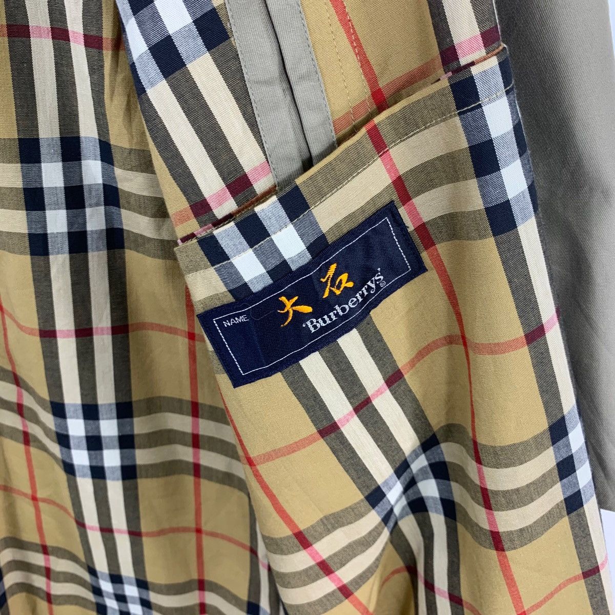 Burberry × Burberry Prorsum VINTAGE BURBERRY OF LONDON NOVA CHECK OVERCOAT LONG JACKET Size US L / EU 52-54 / 3 - 7 Thumbnail