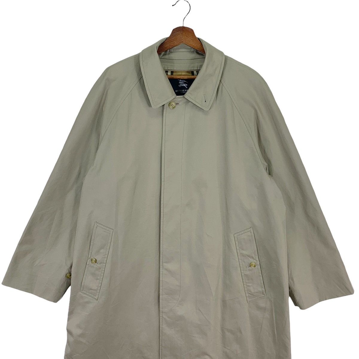 Burberry × Burberry Prorsum VINTAGE BURBERRY OF LONDON NOVA CHECK OVERCOAT LONG JACKET Size US L / EU 52-54 / 3 - 10 Thumbnail