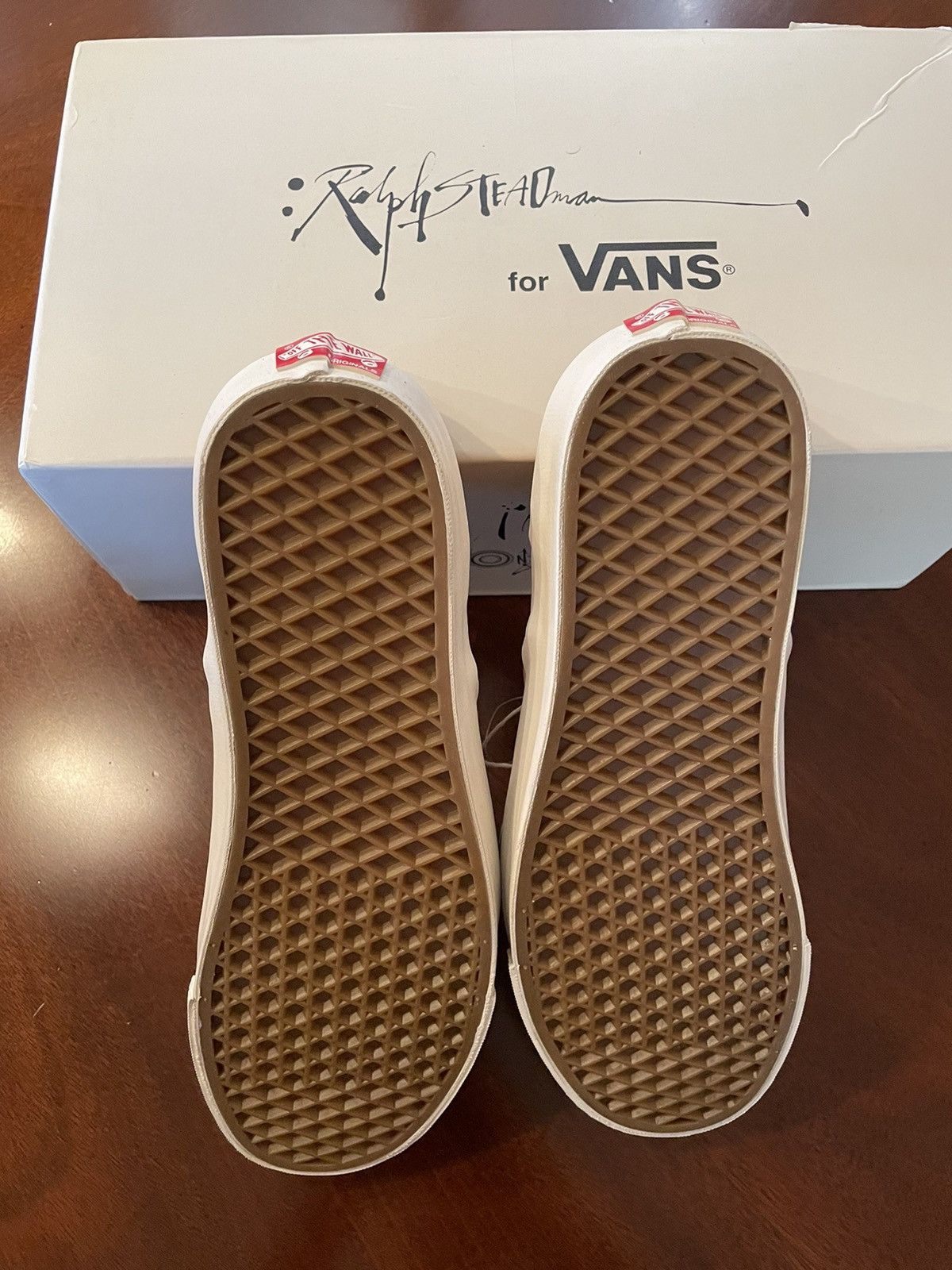 Vans Vans Slip-On Ralph Steadman Checkerboard Orange Size US 11.5 / EU 44-45 - 5 Thumbnail
