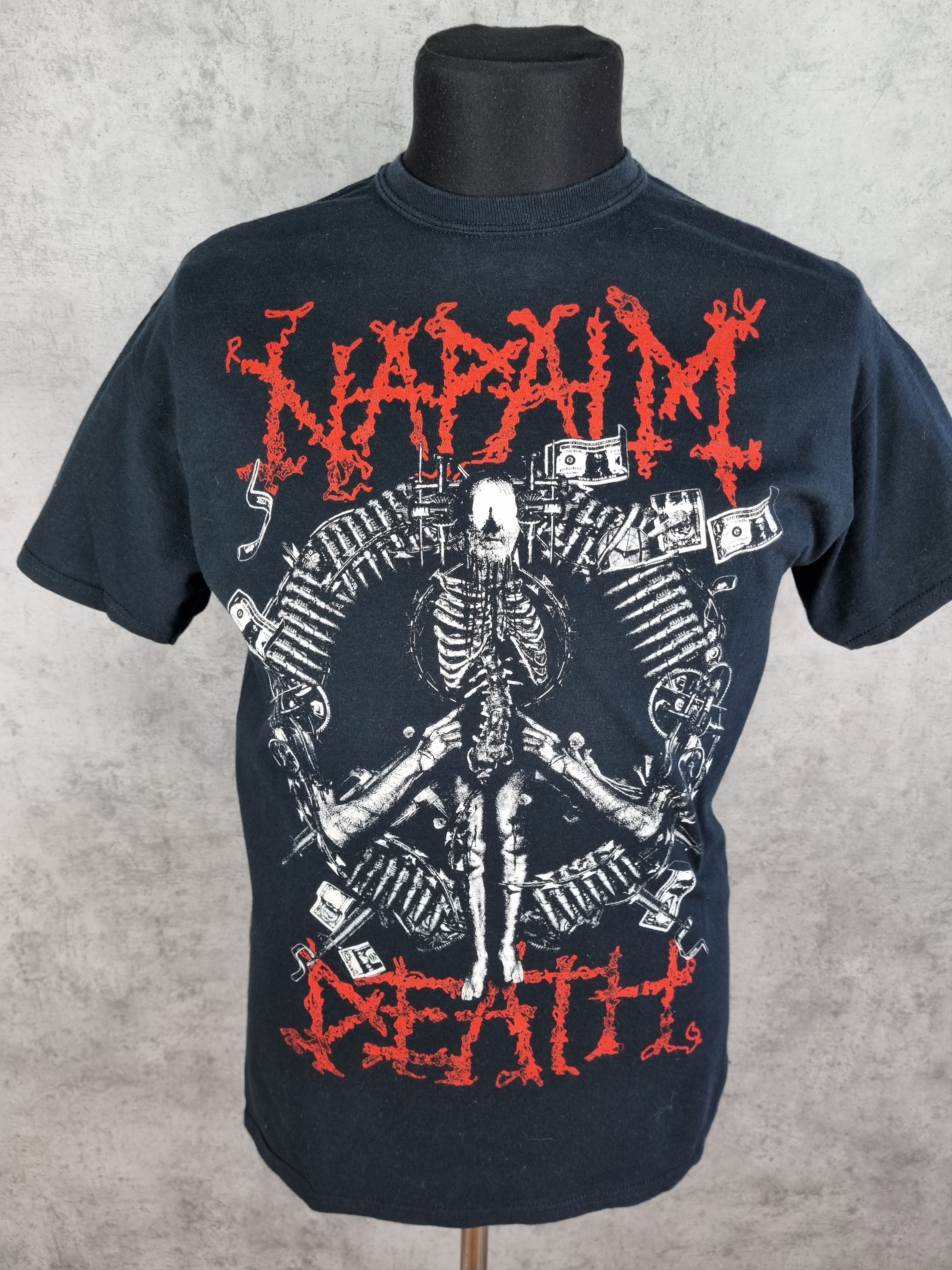 Vintage Rare Napalm Death Big Print Rock Band Tee shirt Size US M / EU 48-50 / 2 - 1 Thumbnail
